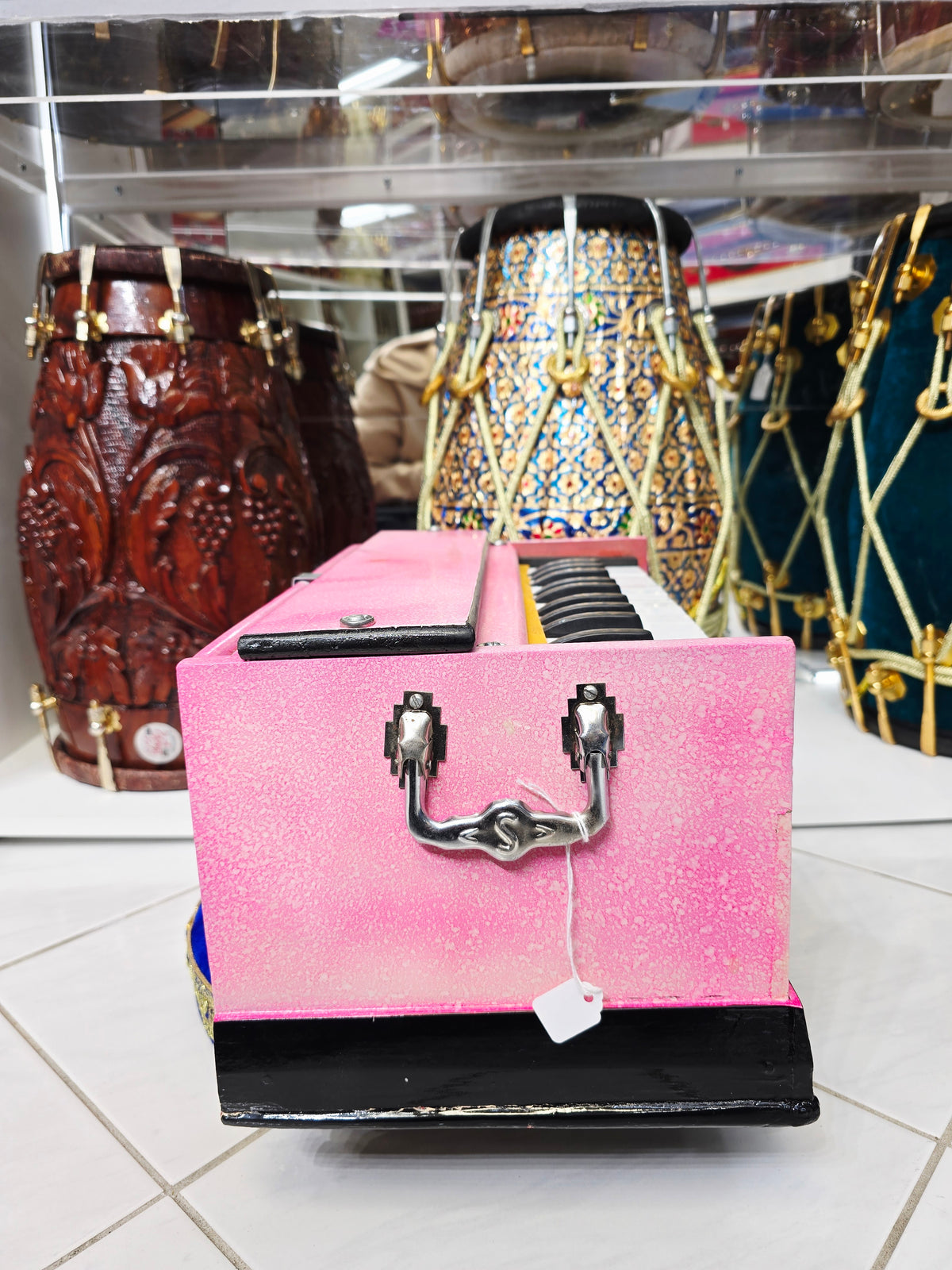Rose Blush Serenade: Pink Toddler Harmonium *Cosmetic Defects* - Sangeet Store