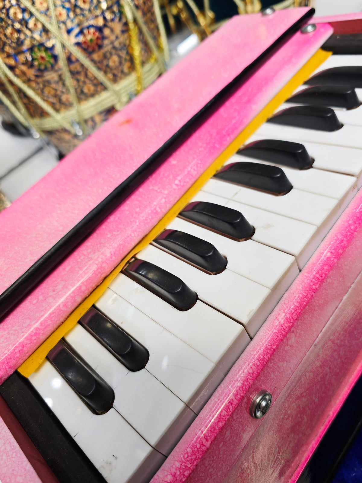 Rose Blush Serenade: Pink Toddler Harmonium *Cosmetic Defects* - Sangeet Store