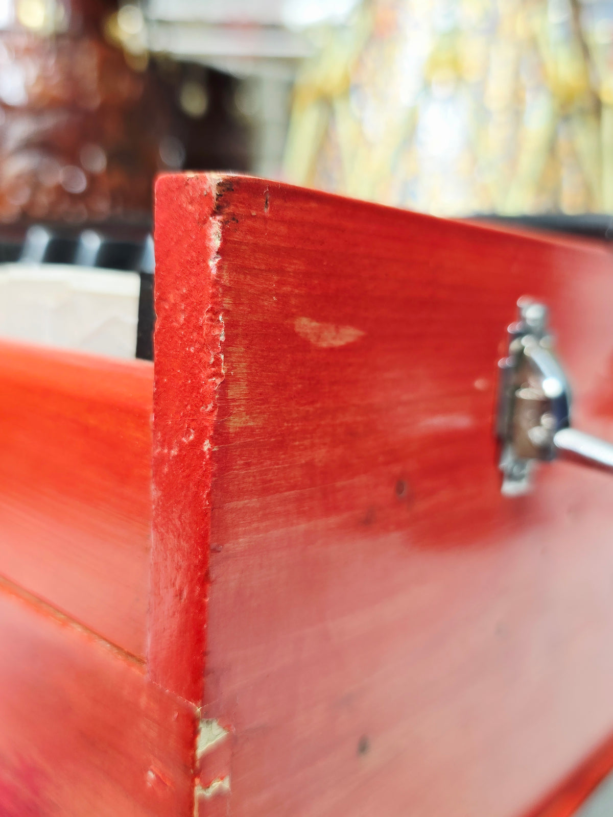 Sunset Serenade: Red-Orange Toddler Harmonium *Cosmetic Defects + Space between keys - Sangeet Store