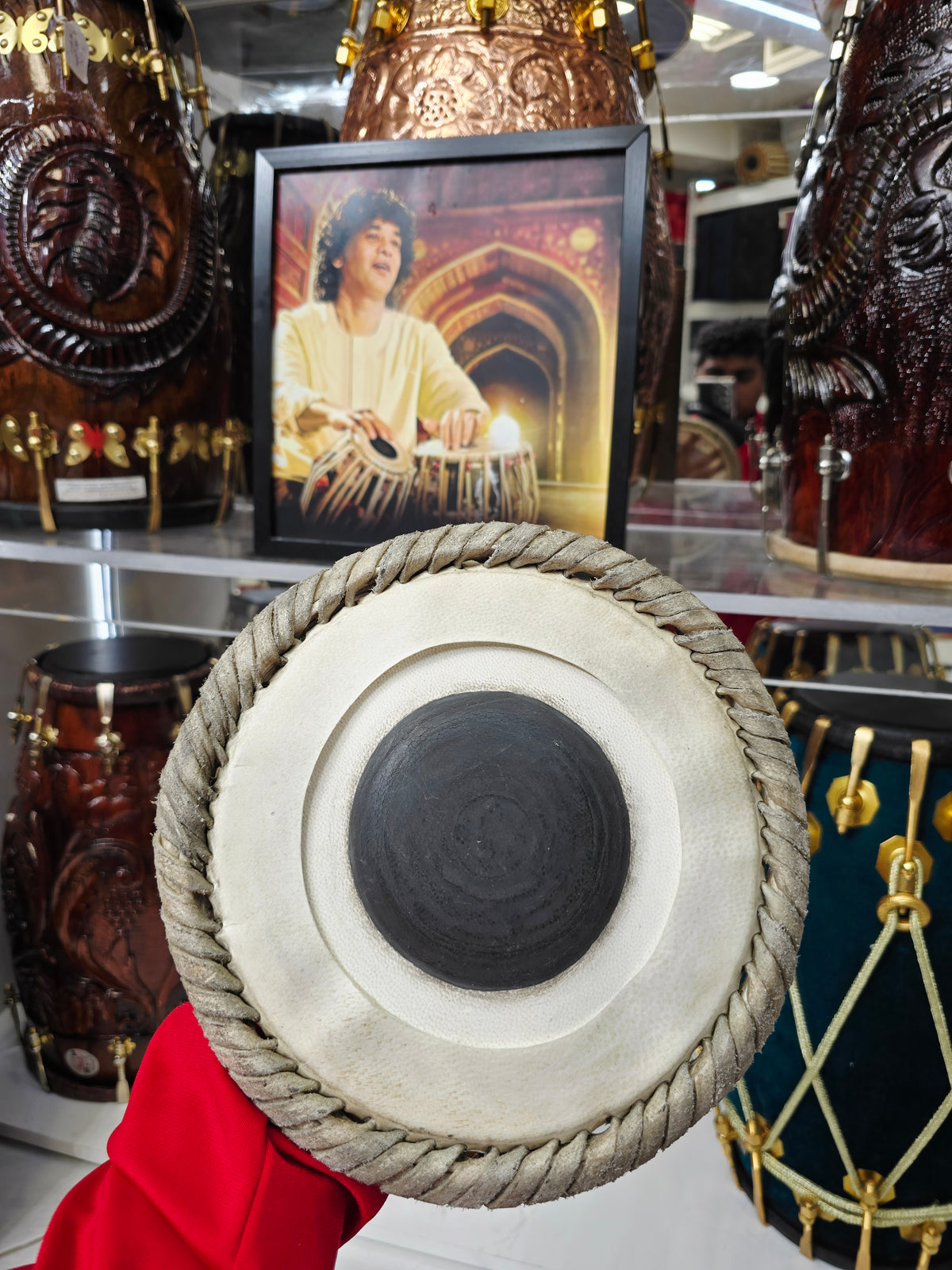 Bharat Kakade: 7.25" Low Octave D# Dayan Skin - Sangeet Store