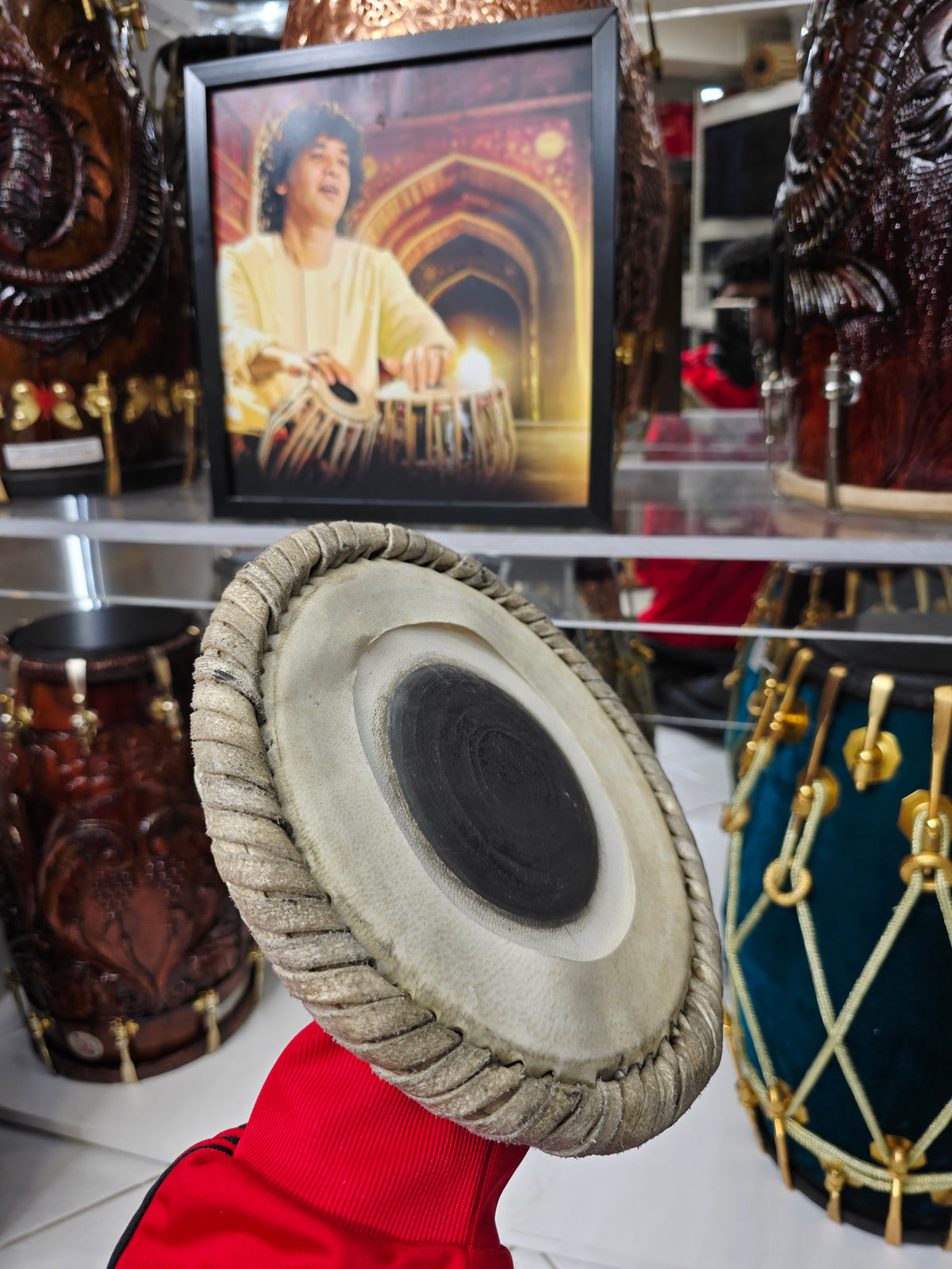 Bharat Kakade: 7.25" Low Octave D Dayan Skin - Sangeet Store