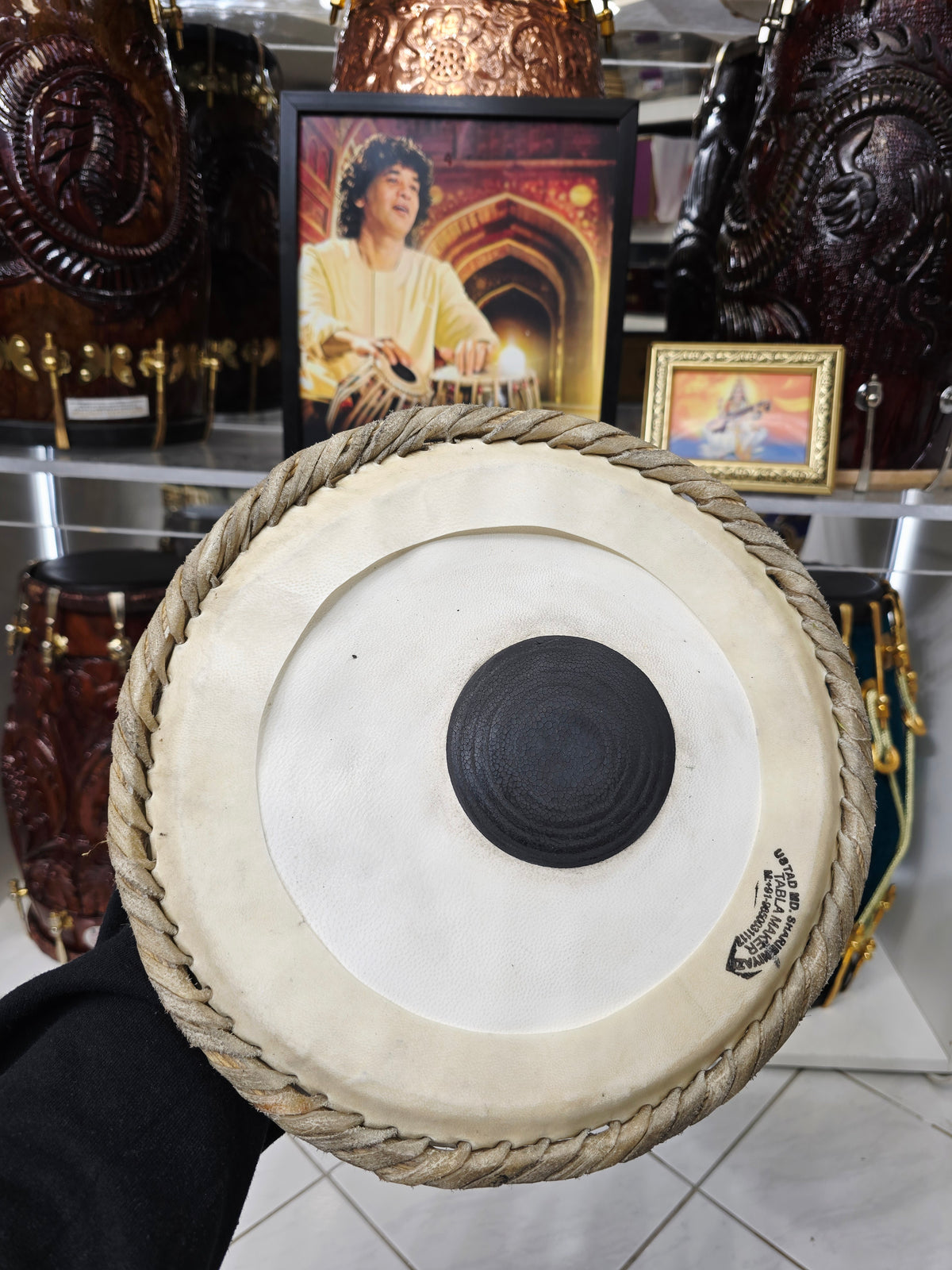 Mohd. Sharif: 9.5" Bayan Skin - Sangeet Store