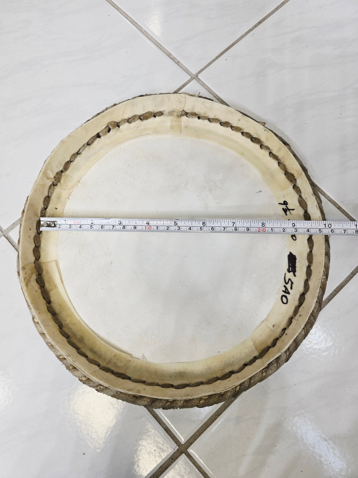 Mohd. Sharif: 9.5" Bayan Skin *Very Minor Cosmetic Blemishes* - Sangeet Store