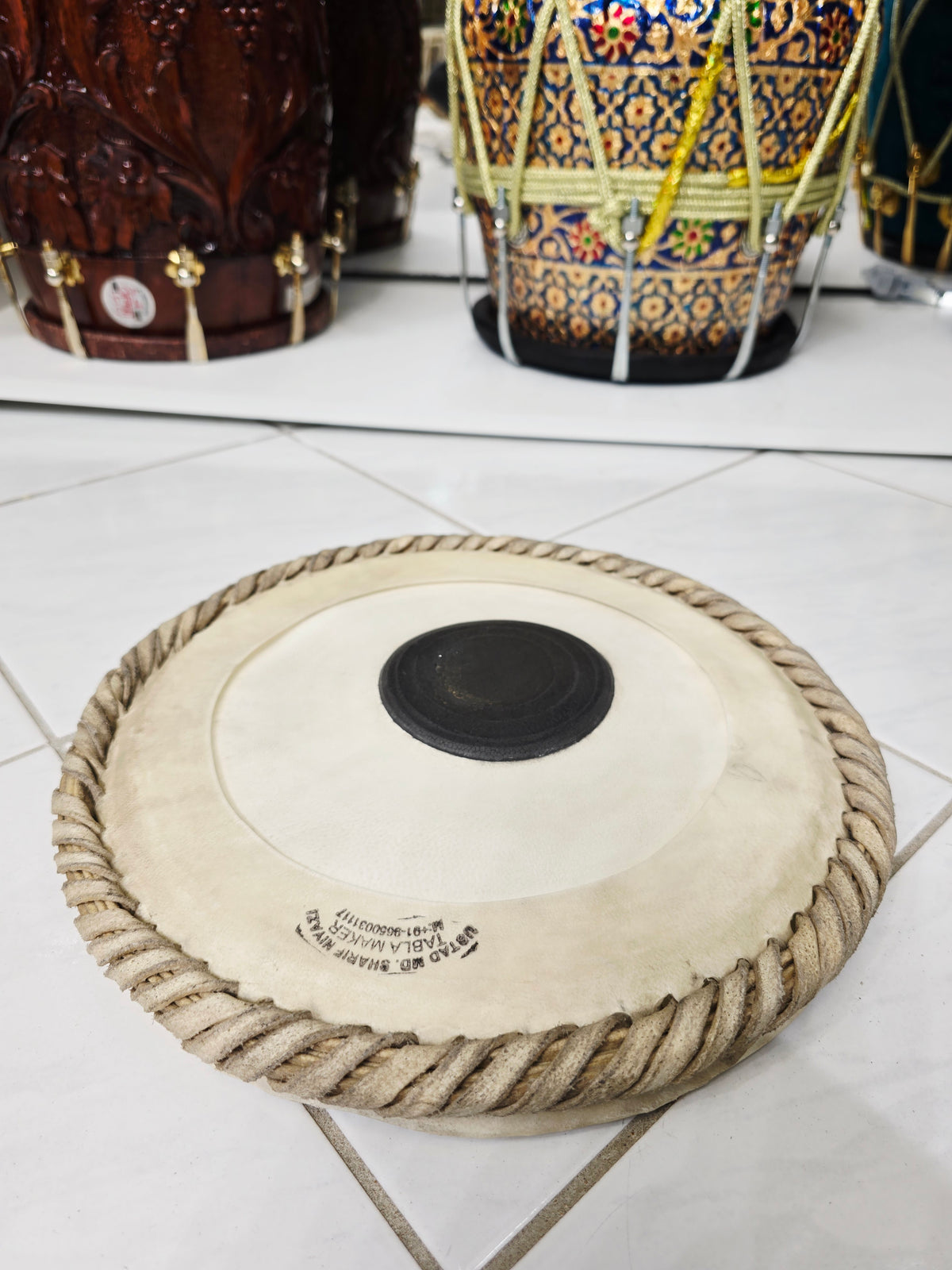 Mohd. Sharif: 9.5" Bayan Skin - Sangeet Store