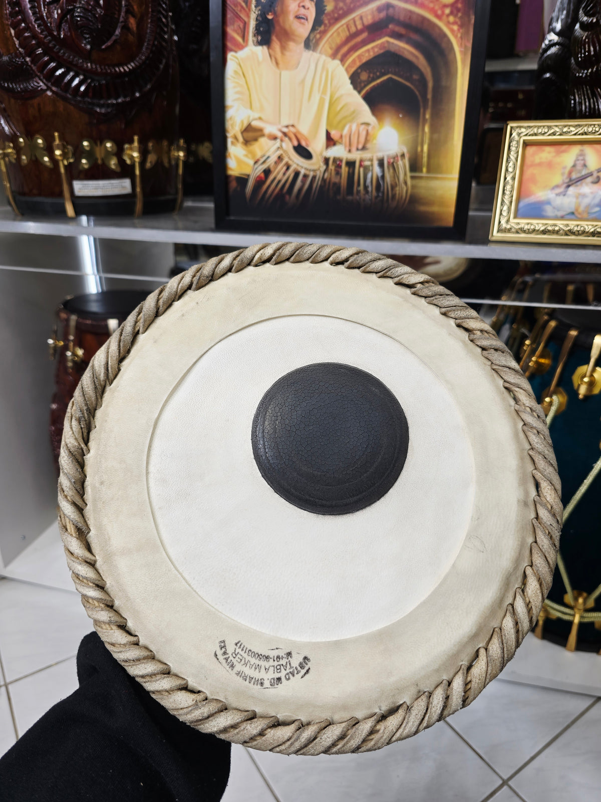 Mohd. Sharif: 9.5" Bayan Skin - Sangeet Store