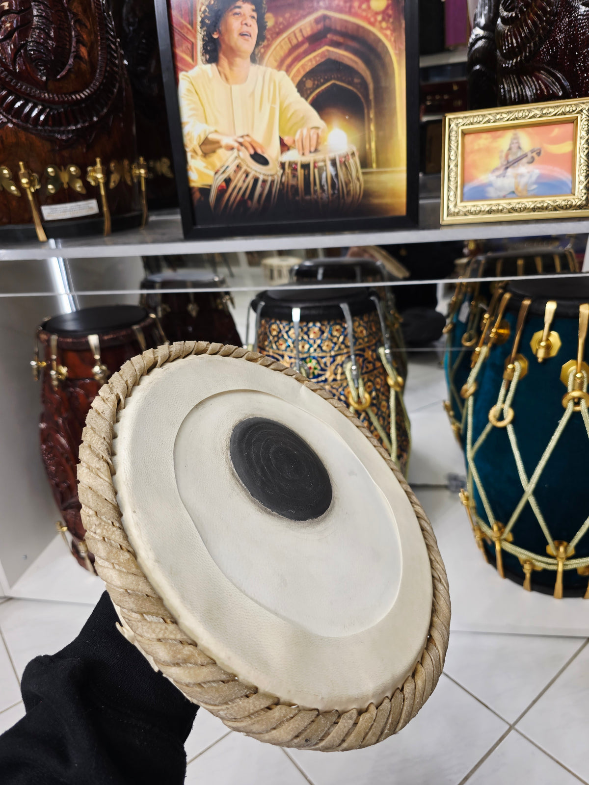 Concert Quality: 9.5" Bayan Skin - Sangeet Store