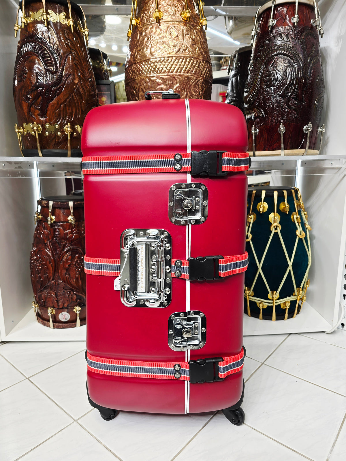 Red Rocket: Tabla/Dholak Travel Case (Minor Cosmetic Defects) - Sangeet Store
