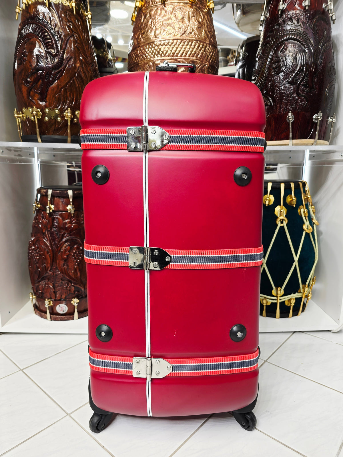 Red Rocket: Tabla/Dholak Travel Case (Minor Cosmetic Defects) - Sangeet Store
