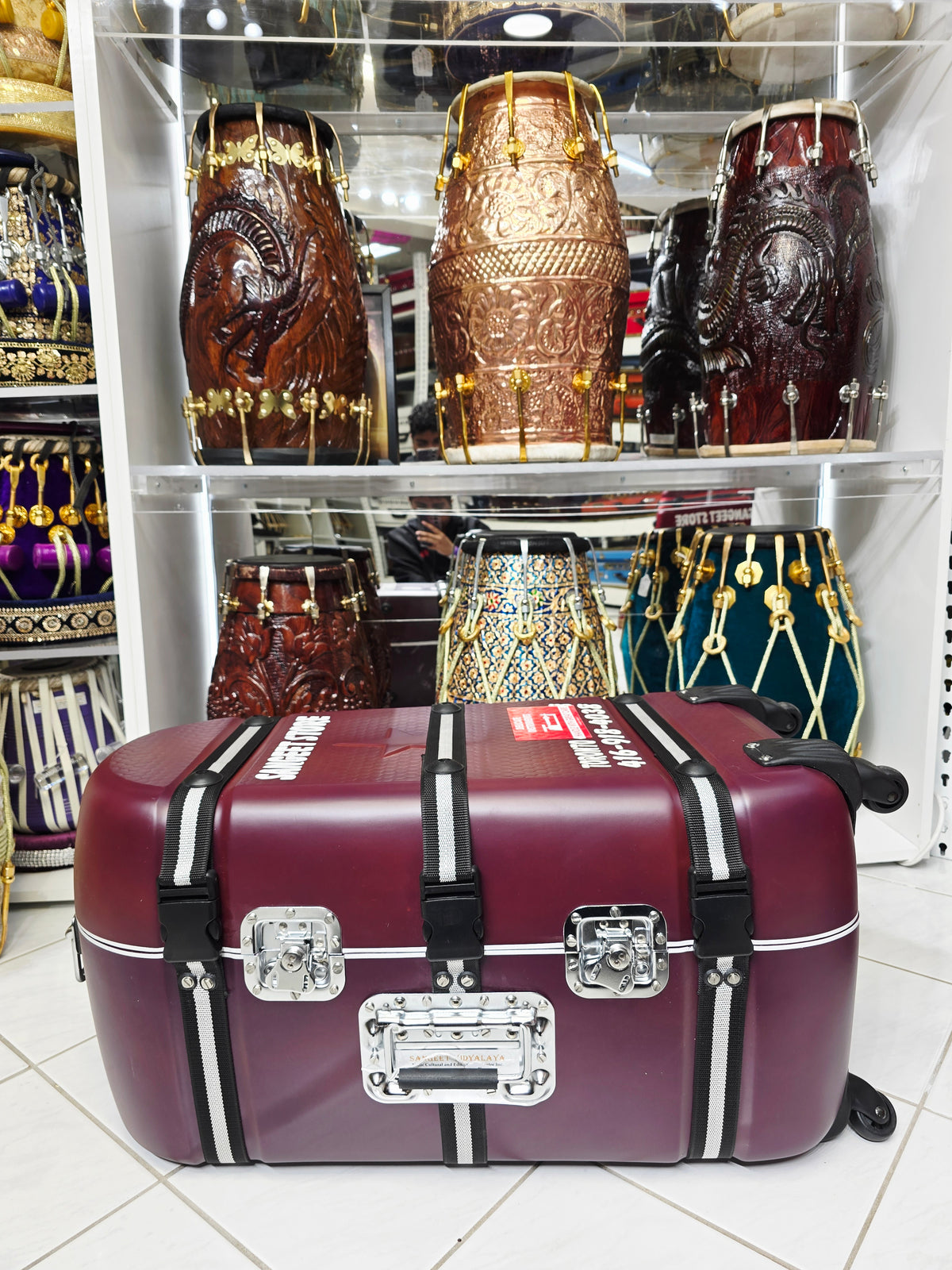 Wine Guard: Tabla/Dholak Travel Case (Minor Cosmetic Defects) - Sangeet Store