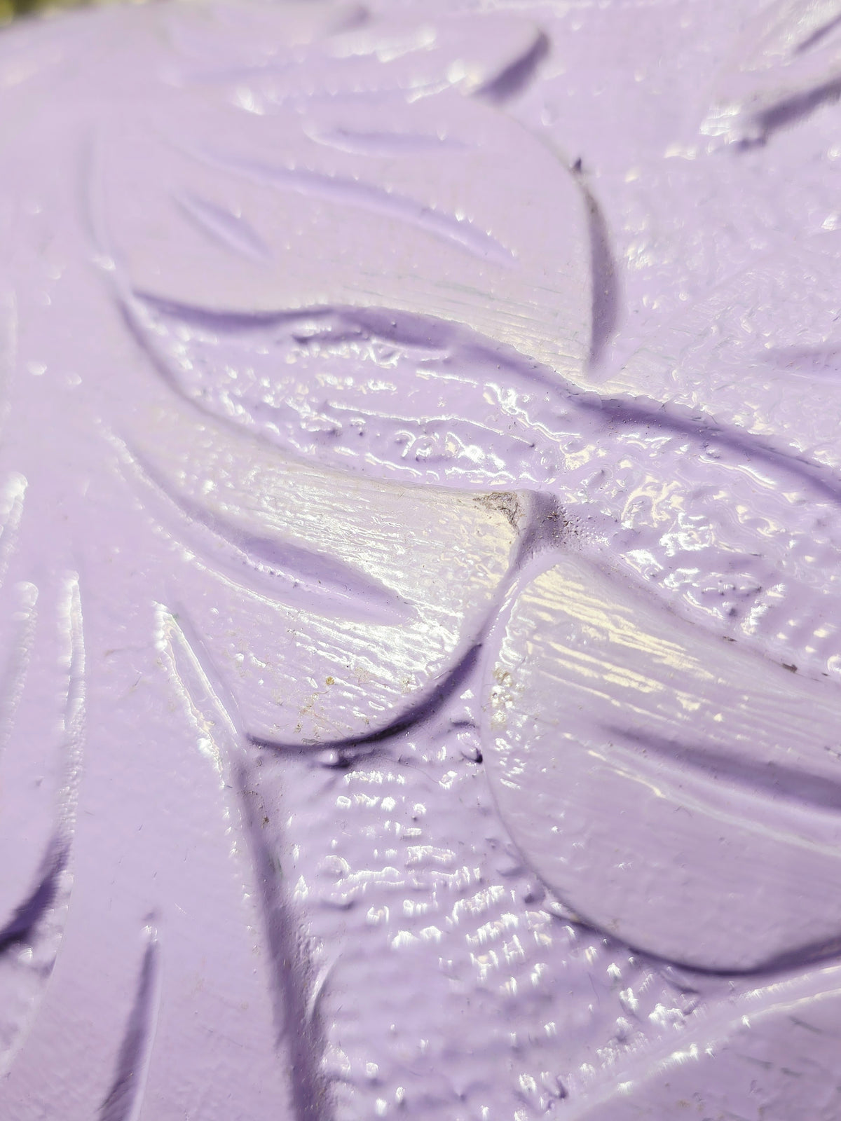 Lavanya – 15.2lbs Lavender Encarved Red Sheesham Concert Dholak | Silver Flora Hardware - Sangeet Store