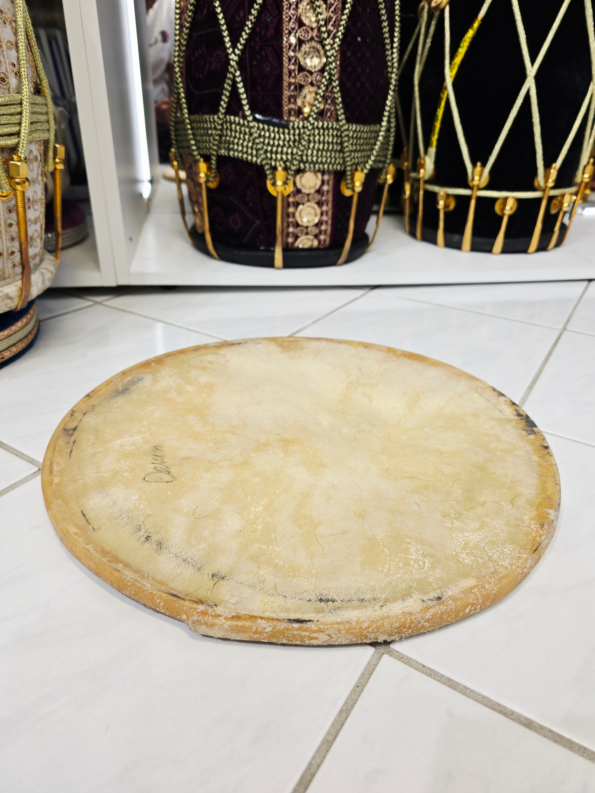 Thunderhead – 12.75" Dhol Bass Skin (Minor Cosmetic Blemishes) - Sangeet Store