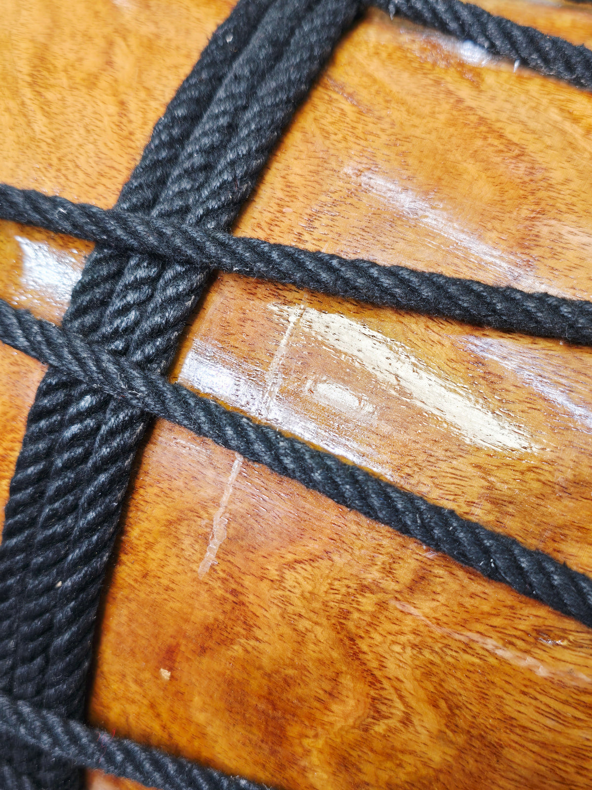 Duality Echo — 13 lbs Red Sheesham Hybrid Chetram Gill Dholak (Half-Bolted, Half-Roped) Cosmetic Defects