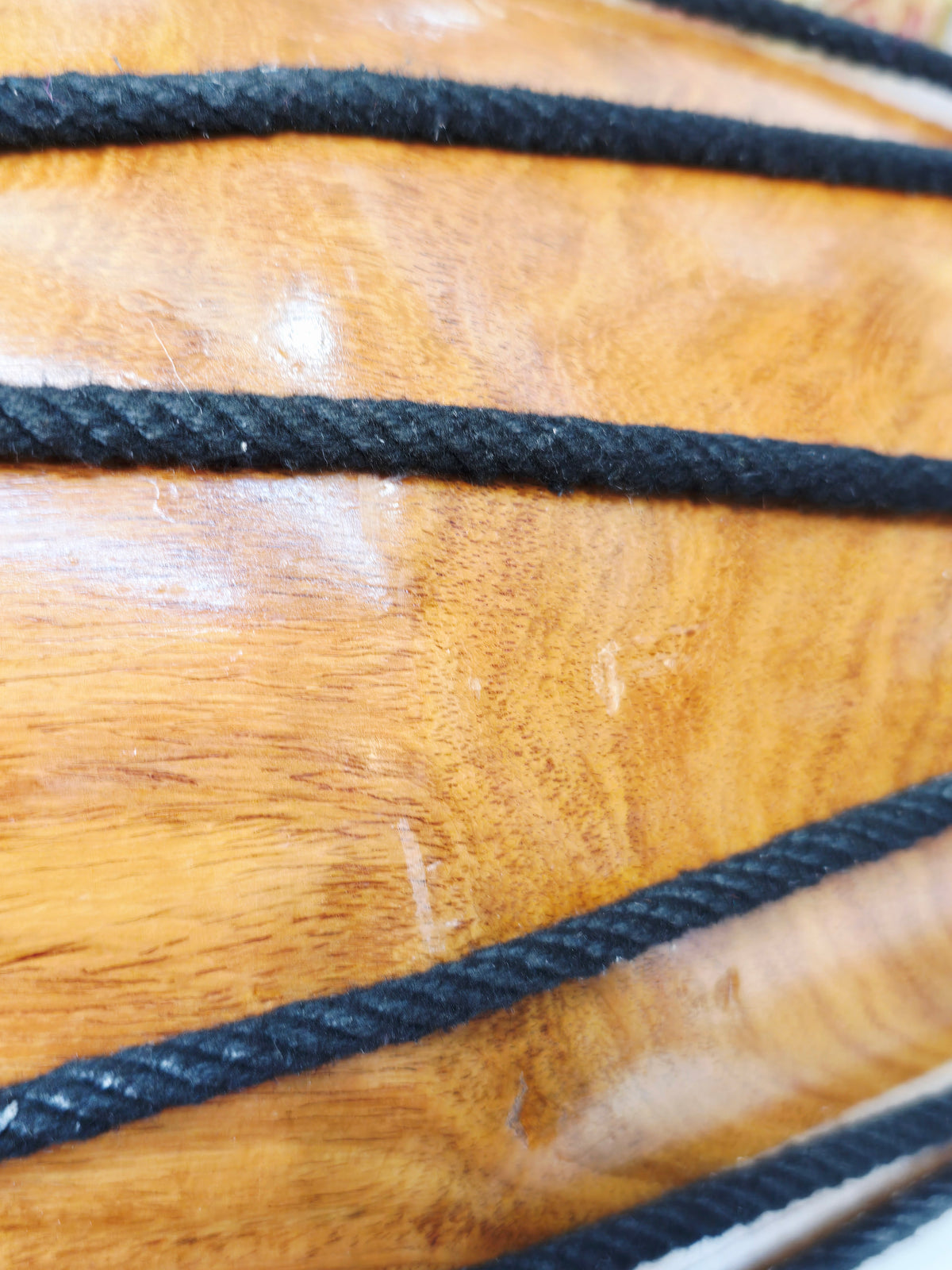Duality Echo — 13 lbs Red Sheesham Hybrid Chetram Gill Dholak (Half-Bolted, Half-Roped) Cosmetic Defects
