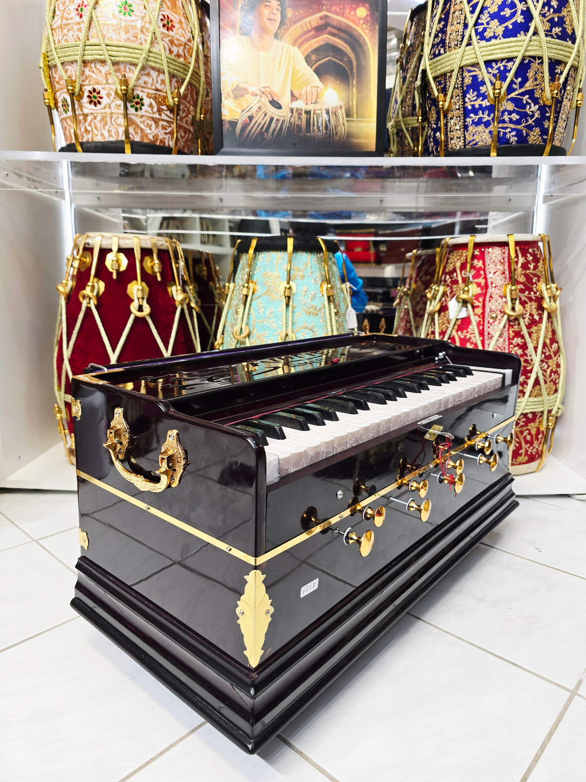 Amrit Elite — 2-Reed Professional Boxed Harmonium with Coupler (Premium Edition) *Cosmetic Defects