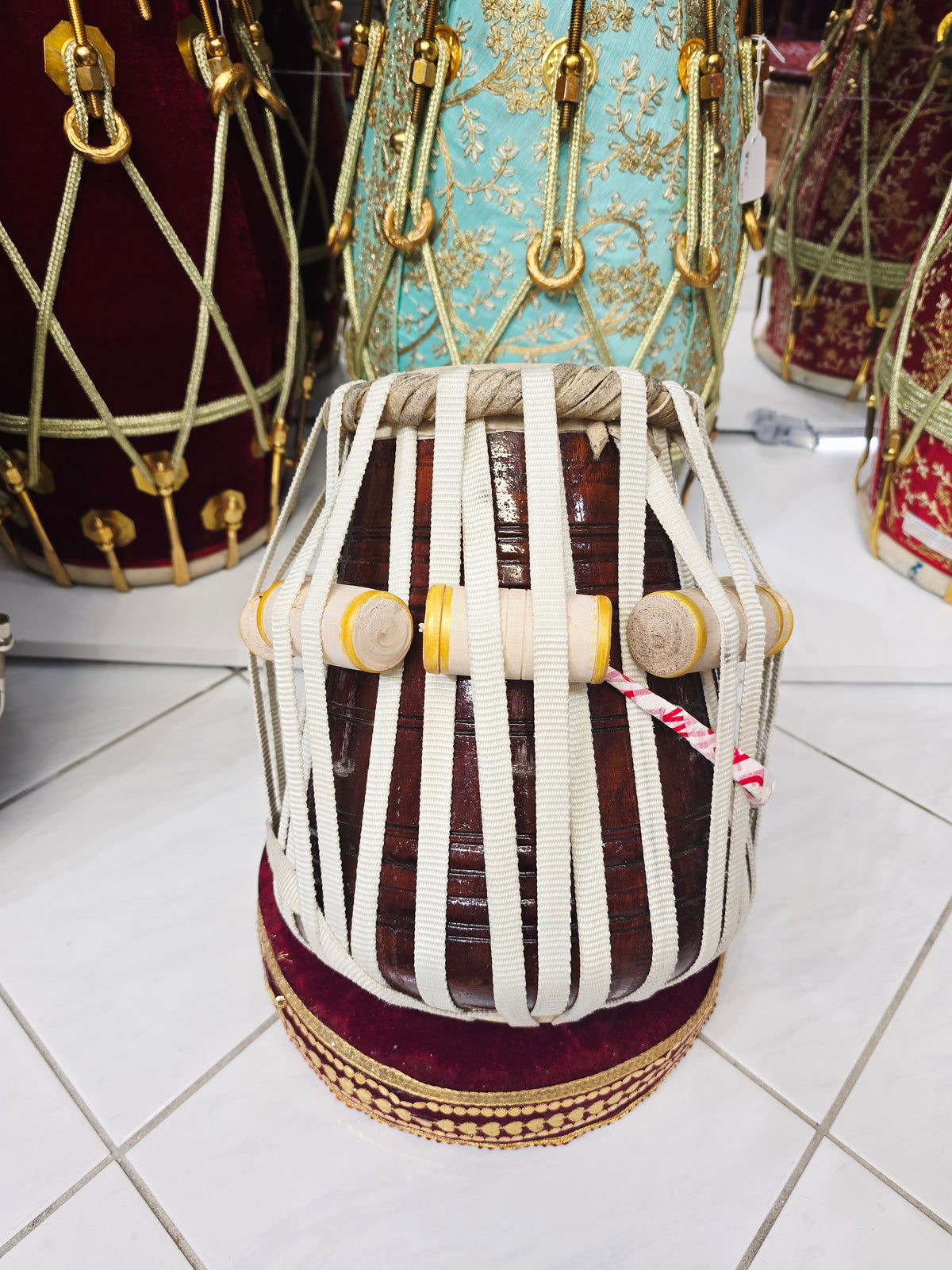Dhruva Naad | 5.5" C#/D Red Sheesham Dayan