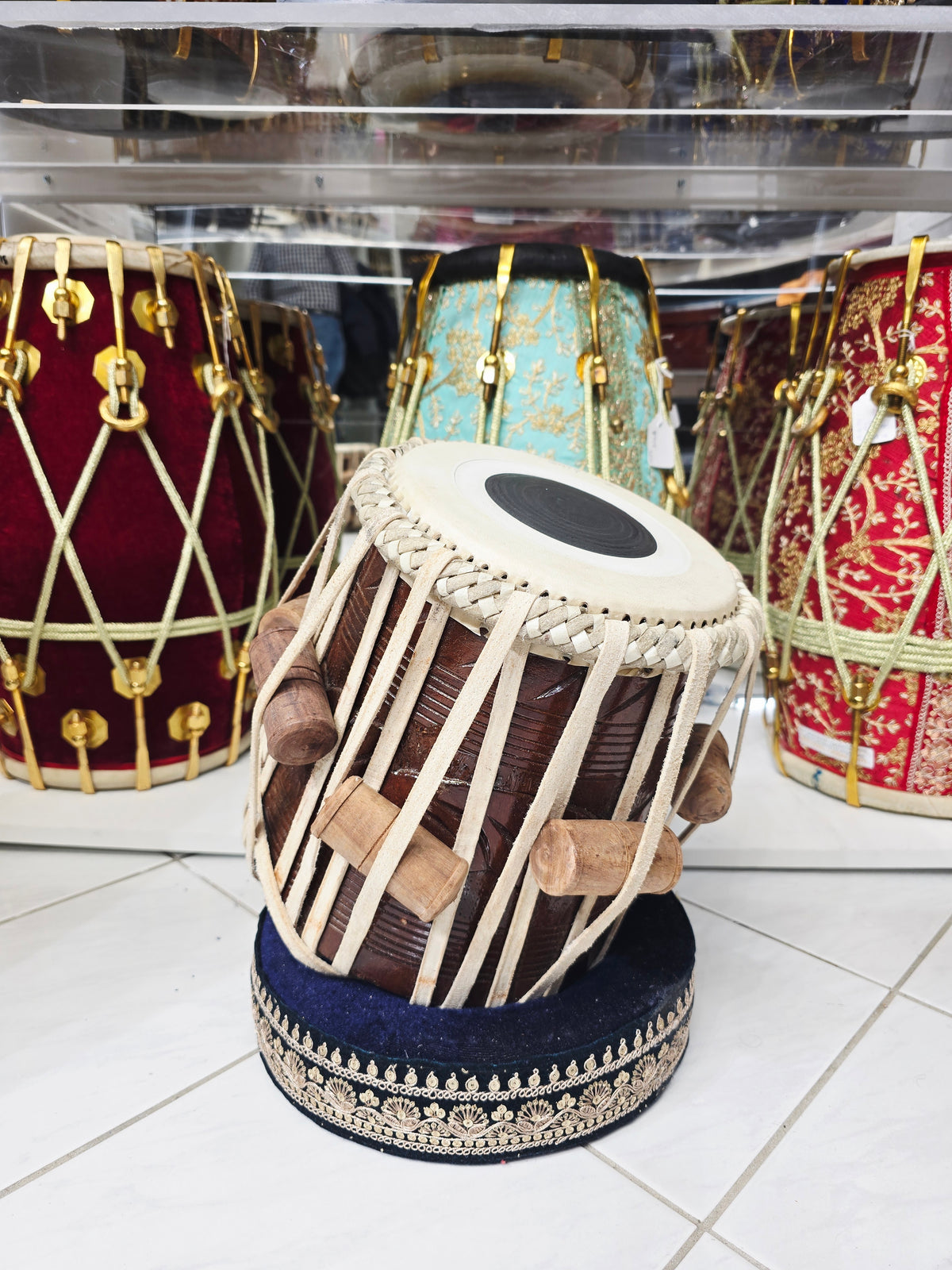 Ragaant Jori | 7.5" C/C# Red Sheesham Dayan – Slightly Mediocre Sound