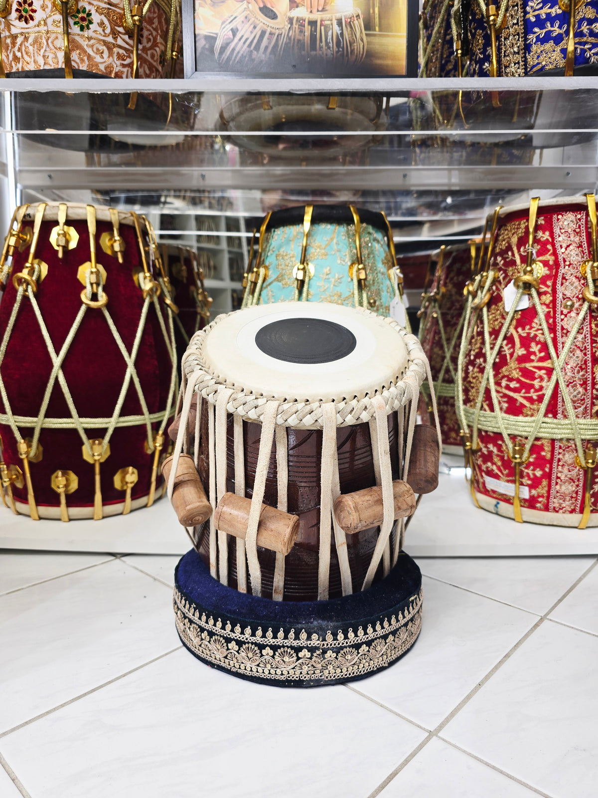 Ragaant Jori | 7.5" C/C# Red Sheesham Dayan – Slightly Mediocre Sound
