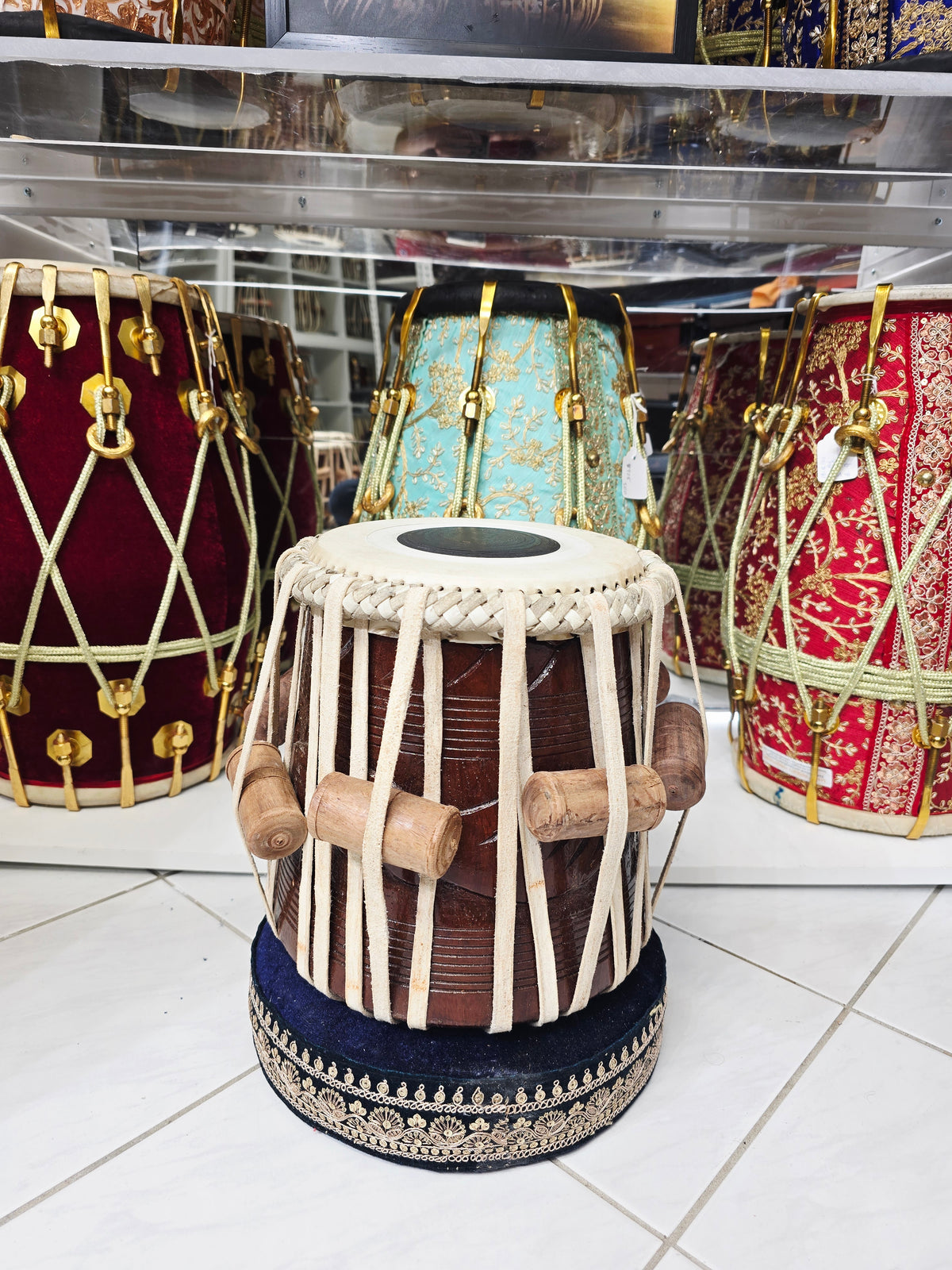 Ragaant Jori | 7.5" C/C# Red Sheesham Dayan – Slightly Mediocre Sound