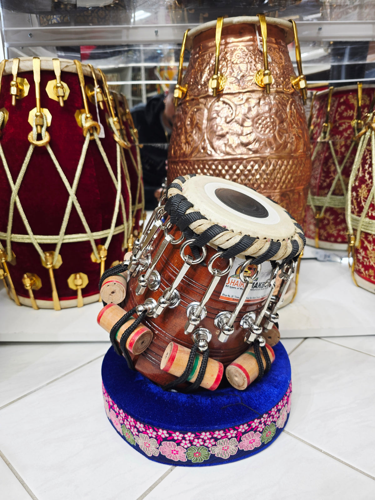 Crimson Cadence: Red Sheesham 5.25" Nut and Bolt F# Dayan