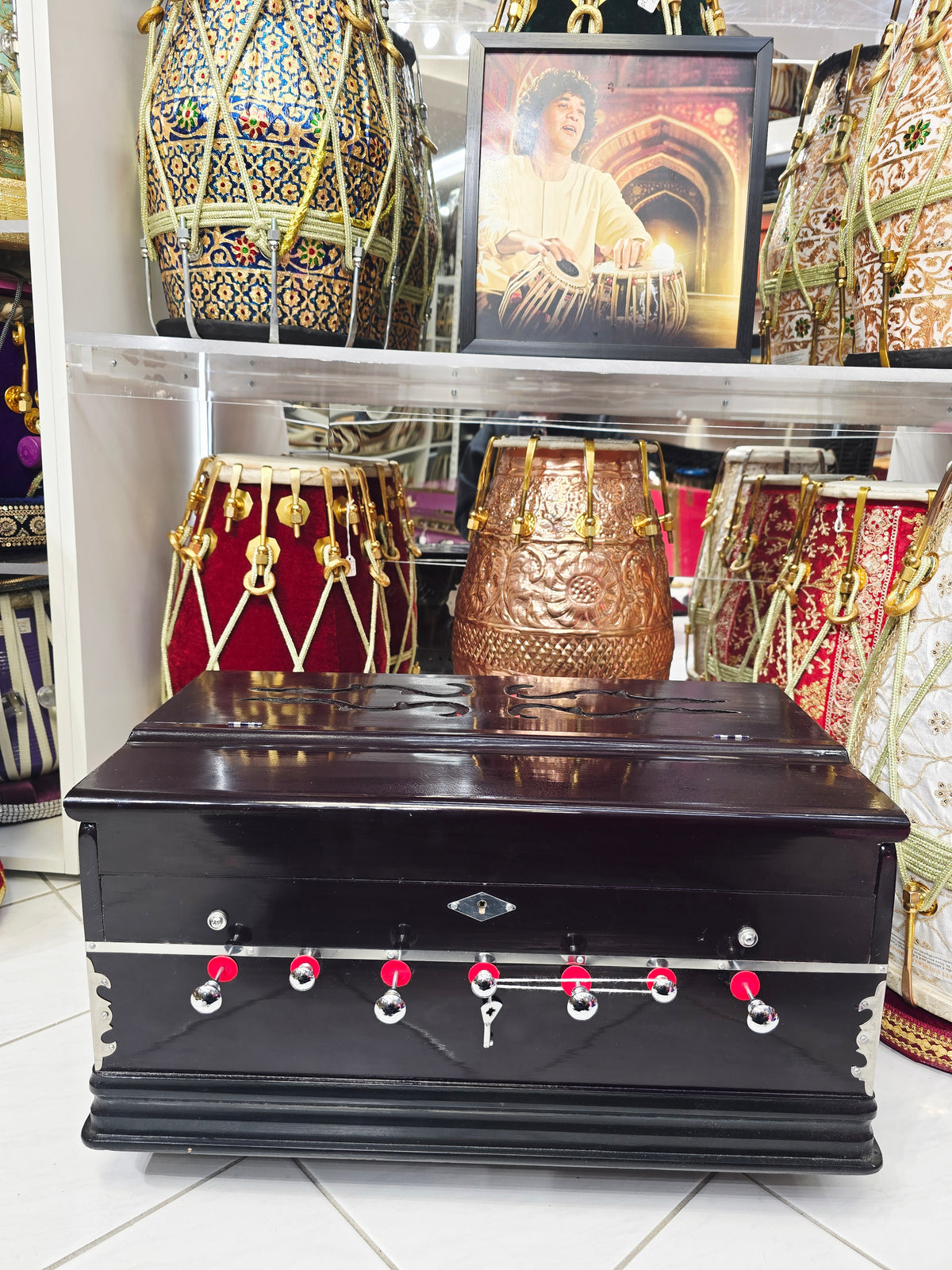 Royal Amethyst | 39-Key Boxed Harmonium – Dark Purple, With Coupler *Minor Cosmetic Defects