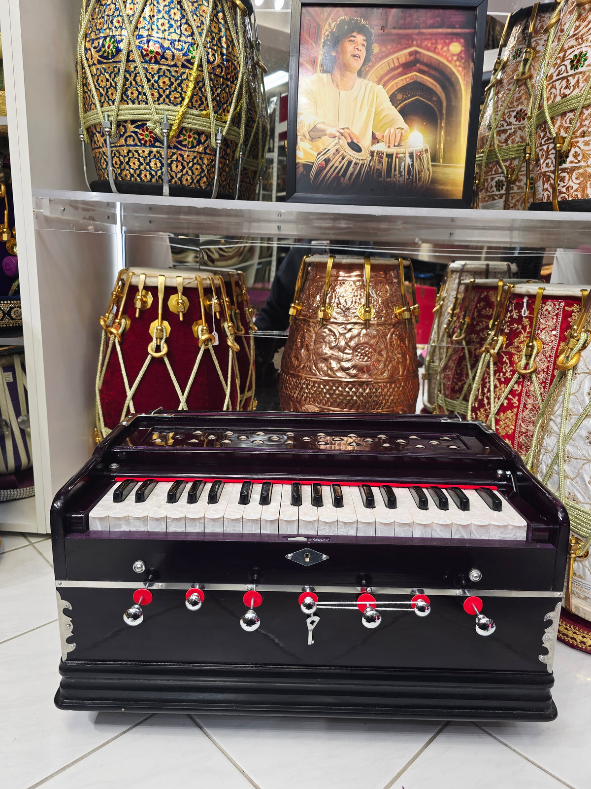 Royal Amethyst | 39-Key Boxed Harmonium – Dark Purple, With Coupler *Minor Cosmetic Defects
