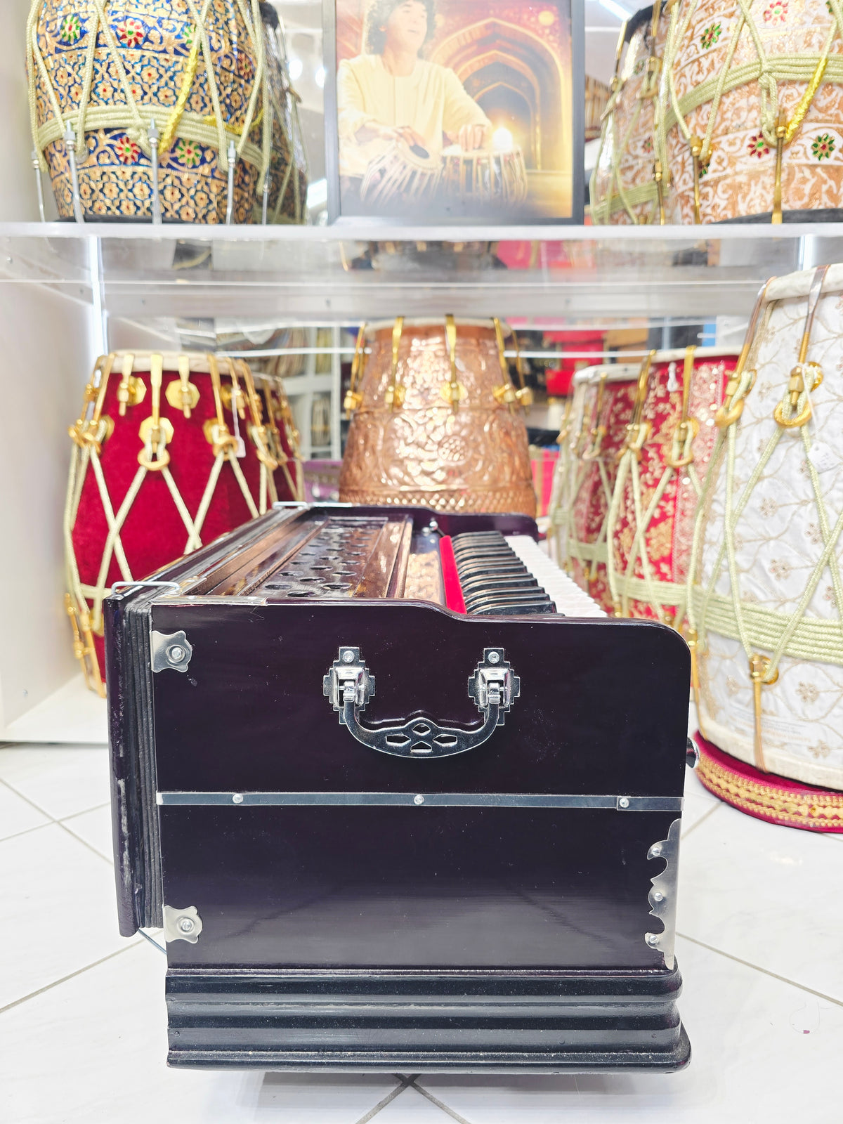 Royal Amethyst | 39-Key Boxed Harmonium – Dark Purple, With Coupler *Minor Cosmetic Defects