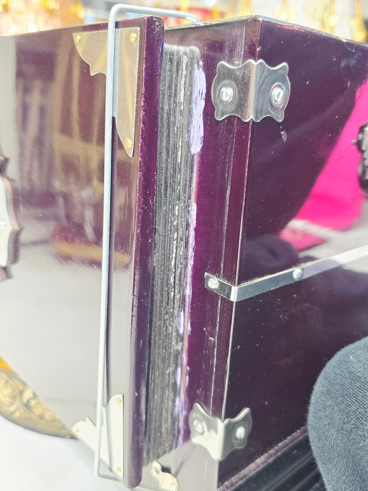Royal Amethyst | 39-Key Boxed Harmonium – Dark Purple, With Coupler *Minor Cosmetic Defects