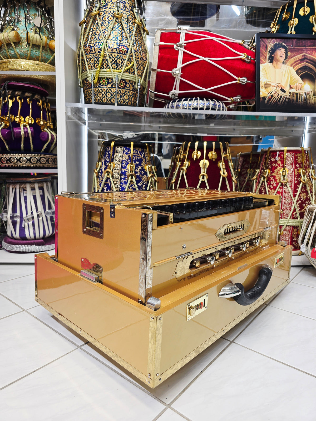 Kanak Raaga Performance Harmonium

Gold MMF | 3 Reeds | 9-Scale Changer | Black Keys *Minor Cosmetic Defects