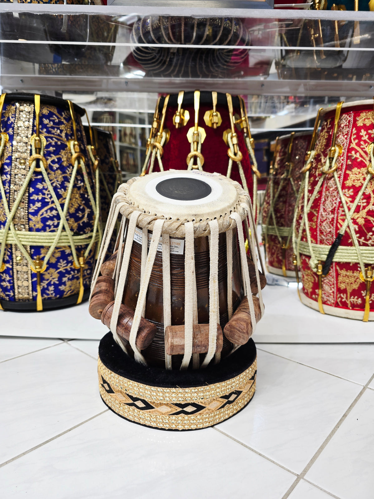 Custom Link For Ed: EkaSvar™ Dayan — 5.5″ E Red Sheesham (Premium Shell | Pure, Clean Tone) *Very Minor Cosmetic Blemishes + Tariffs
