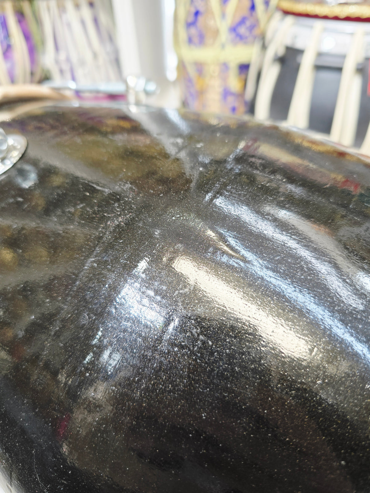 Kala Saadhana™ Student Dholak — Black Finish | Minor Cosmetic Blemishes