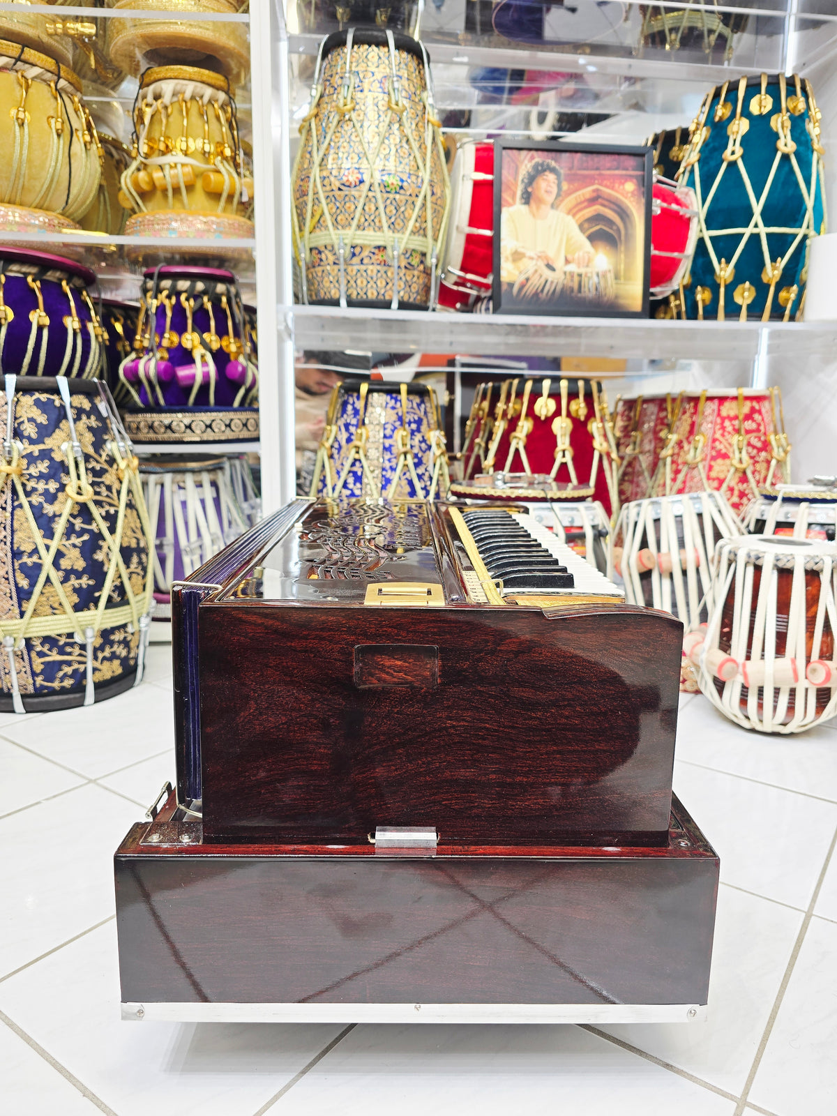 NaadVistaar™ Heritage Scale-Changer Harmonium — 3-Reed BMF | 9-Scale Traditional Build *Very Minor Cosmetic Blemishes