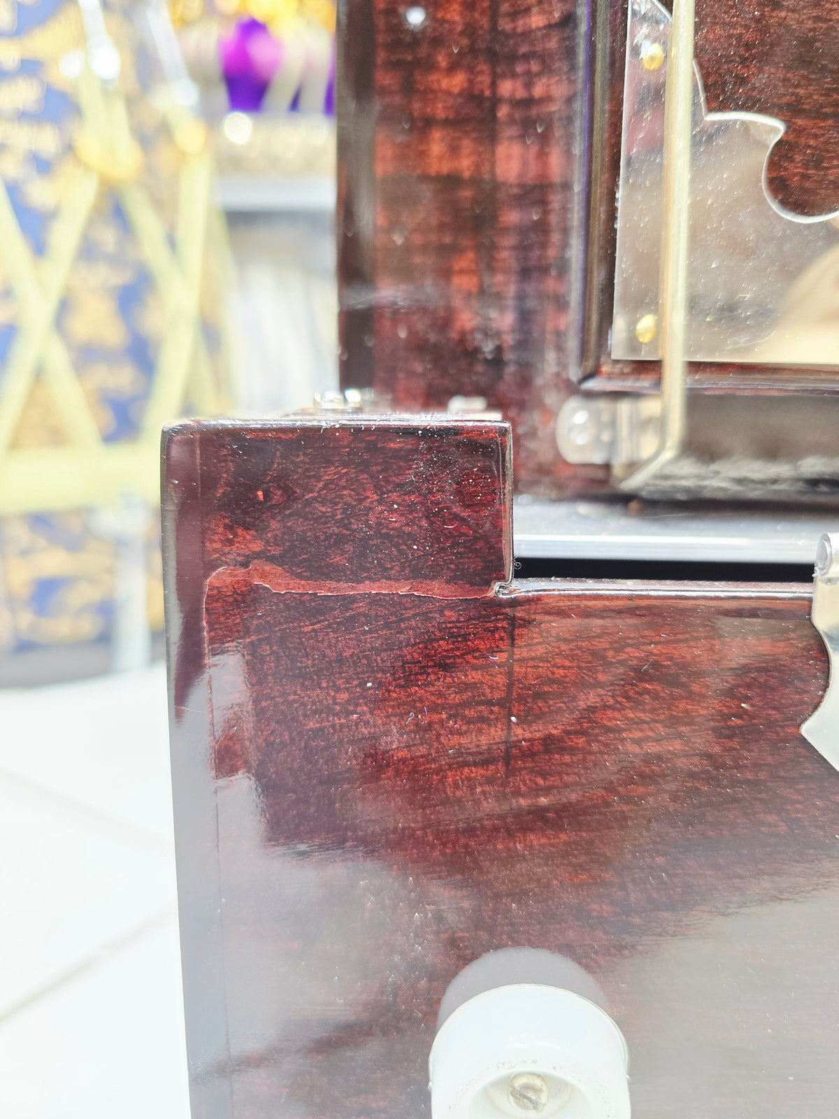 NaadVistaar™ Heritage Scale-Changer Harmonium — 3-Reed BMF | 9-Scale Traditional Build *Very Minor Cosmetic Blemishes