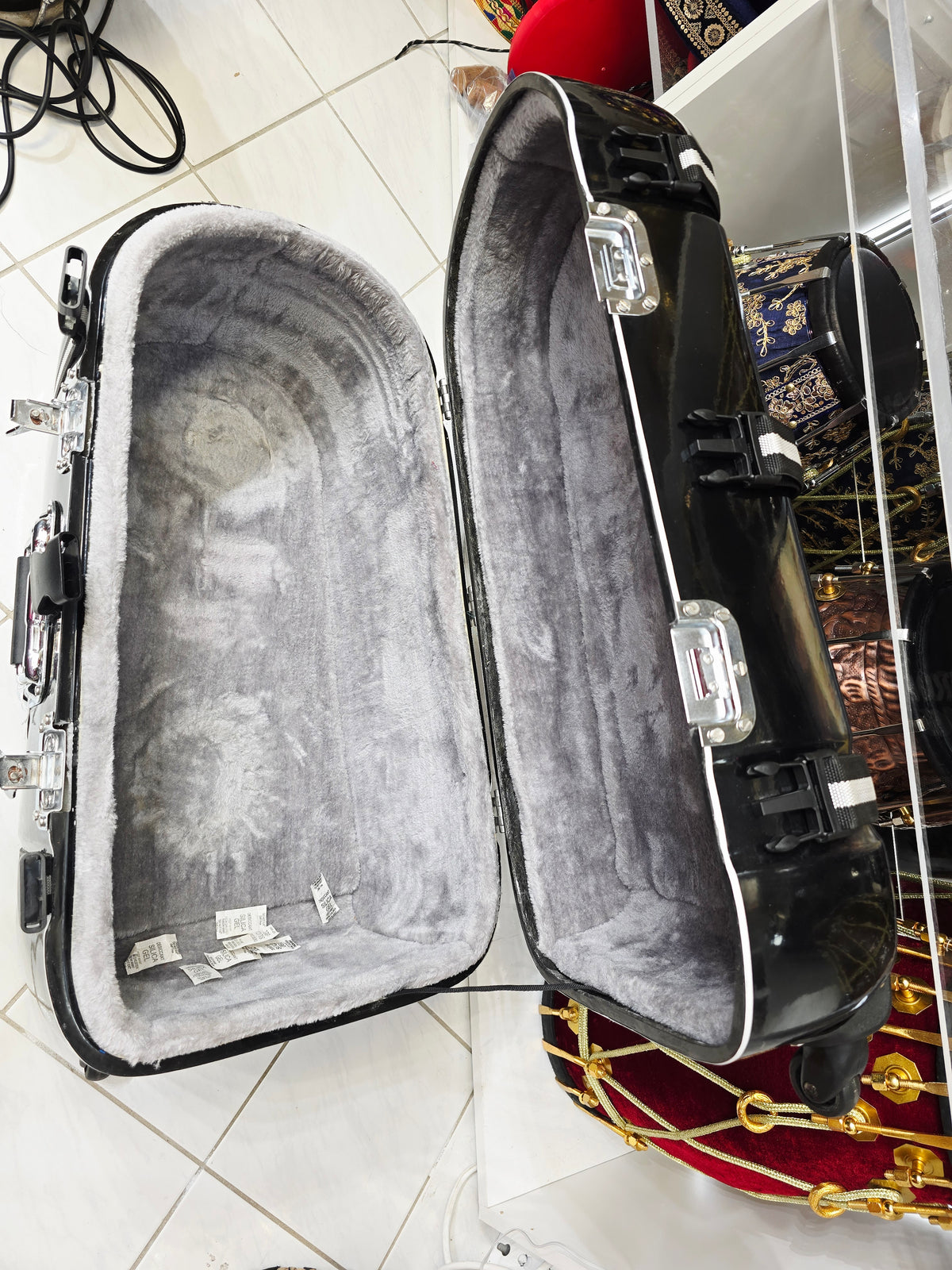 BLACK SENTINEL — Dholak & Tabla Hybrid Travel Case (Very Minor Cosmetic Blemishes) (g)