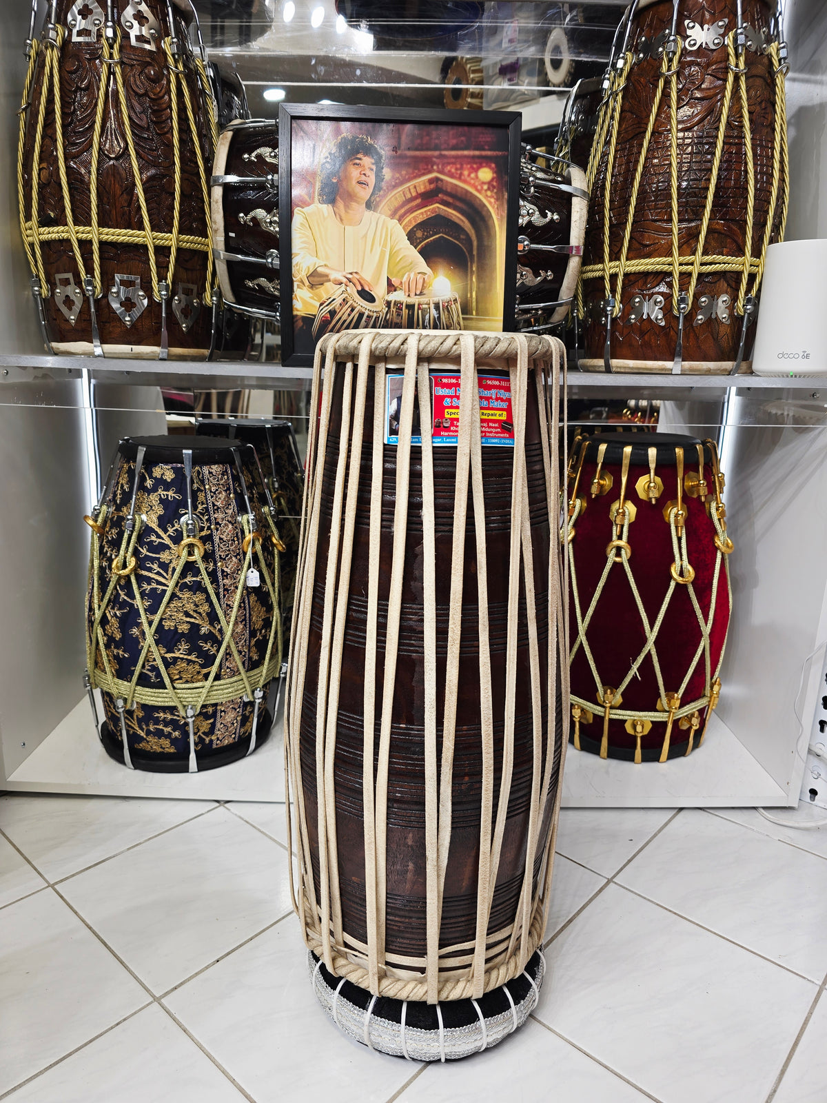 Raudra Veer – Mohd. Sharif Red Sheesham Traditional 24" Pakhaawaj