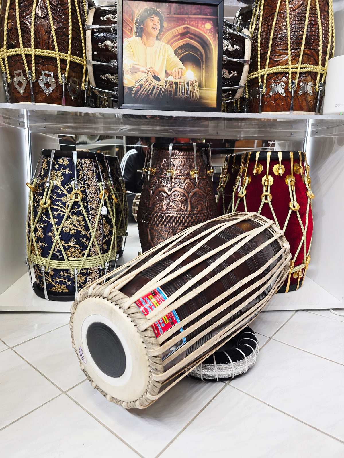 Raudra Veer – Mohd. Sharif Red Sheesham Traditional 24" Pakhaawaj