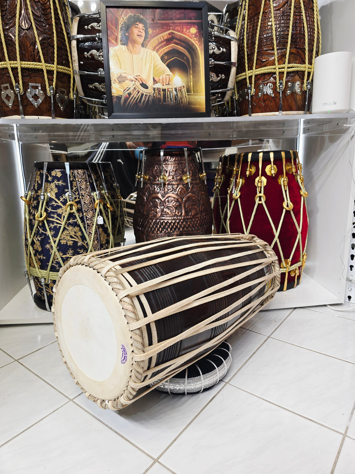 Dhwani Garjana – Handcrafted Mohd. Sharif Red Sheesham Pakhaawaj