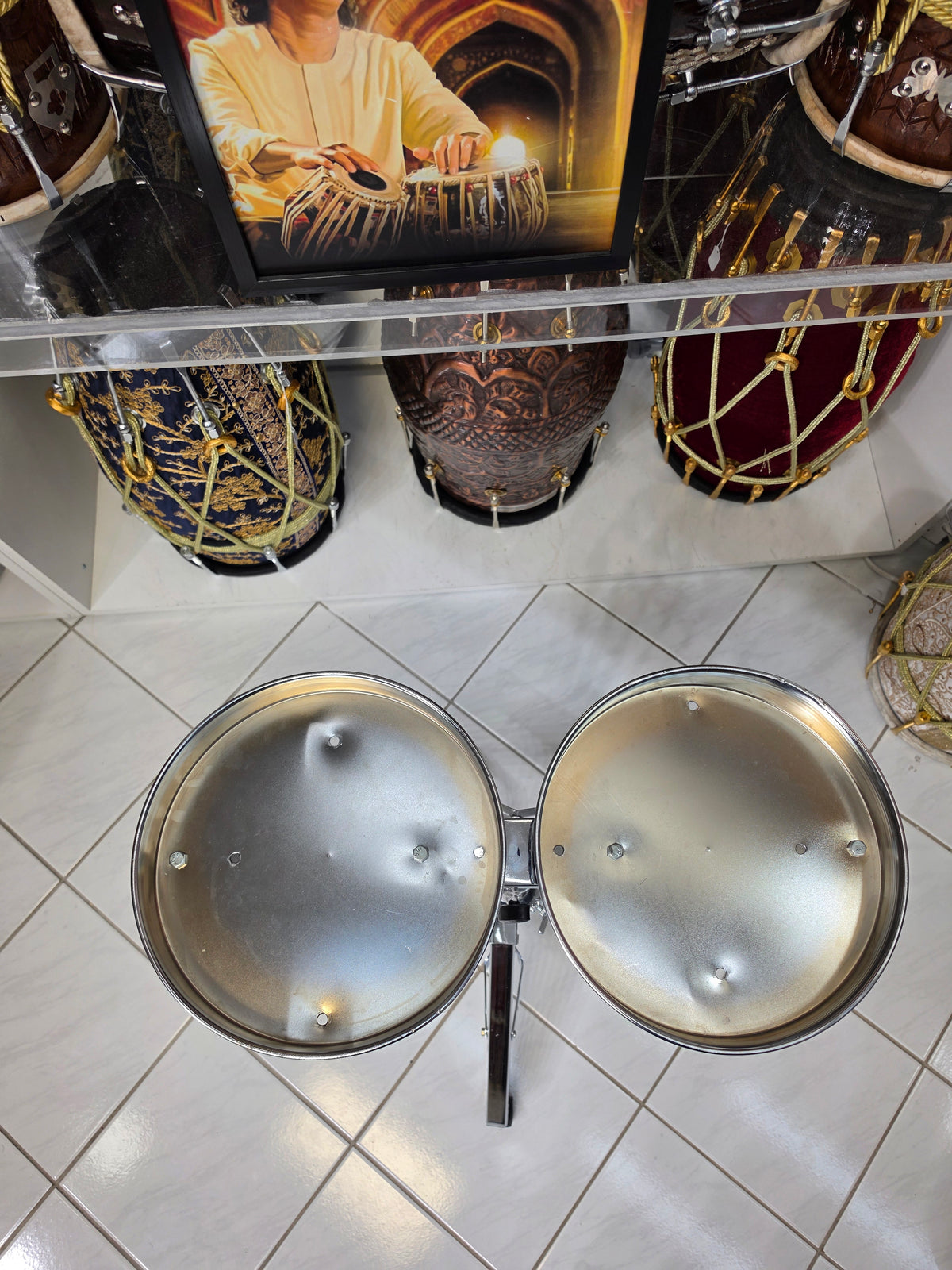 Sangam Swivel Tabla Stand (Reduced gap between tablas)