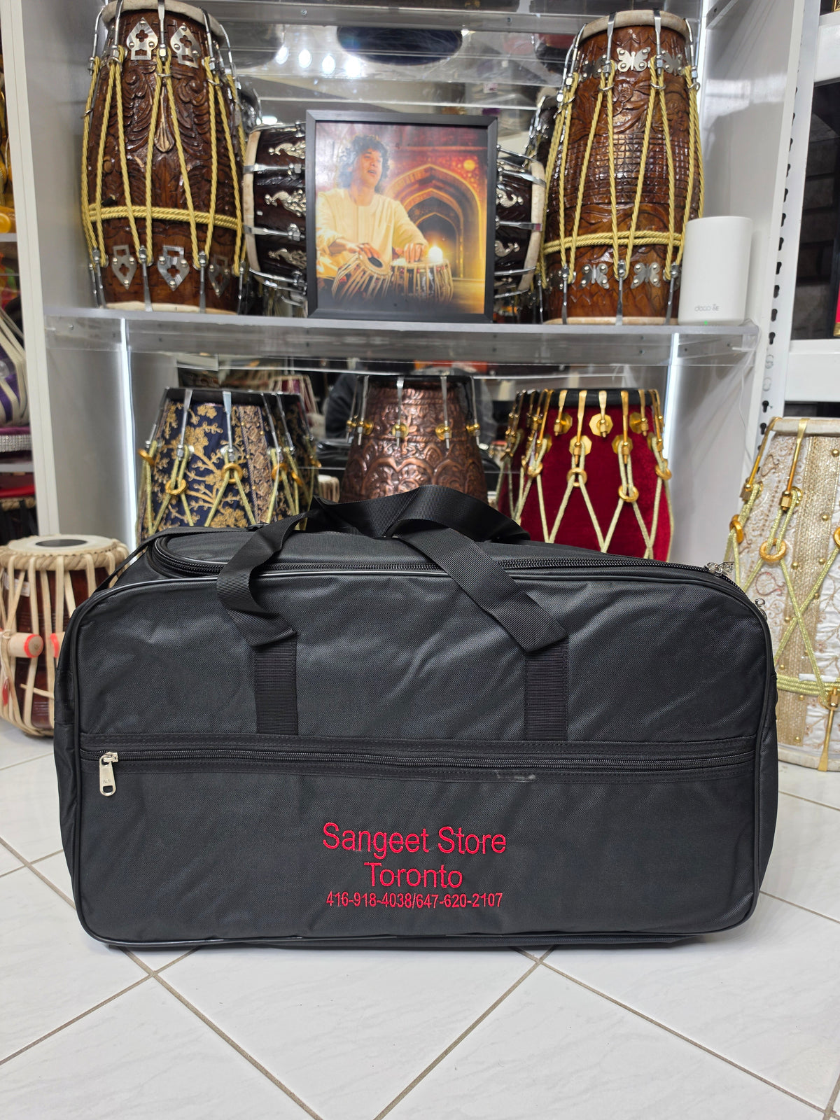 NaadVault Deluxe Padded Tabla Travel Bag