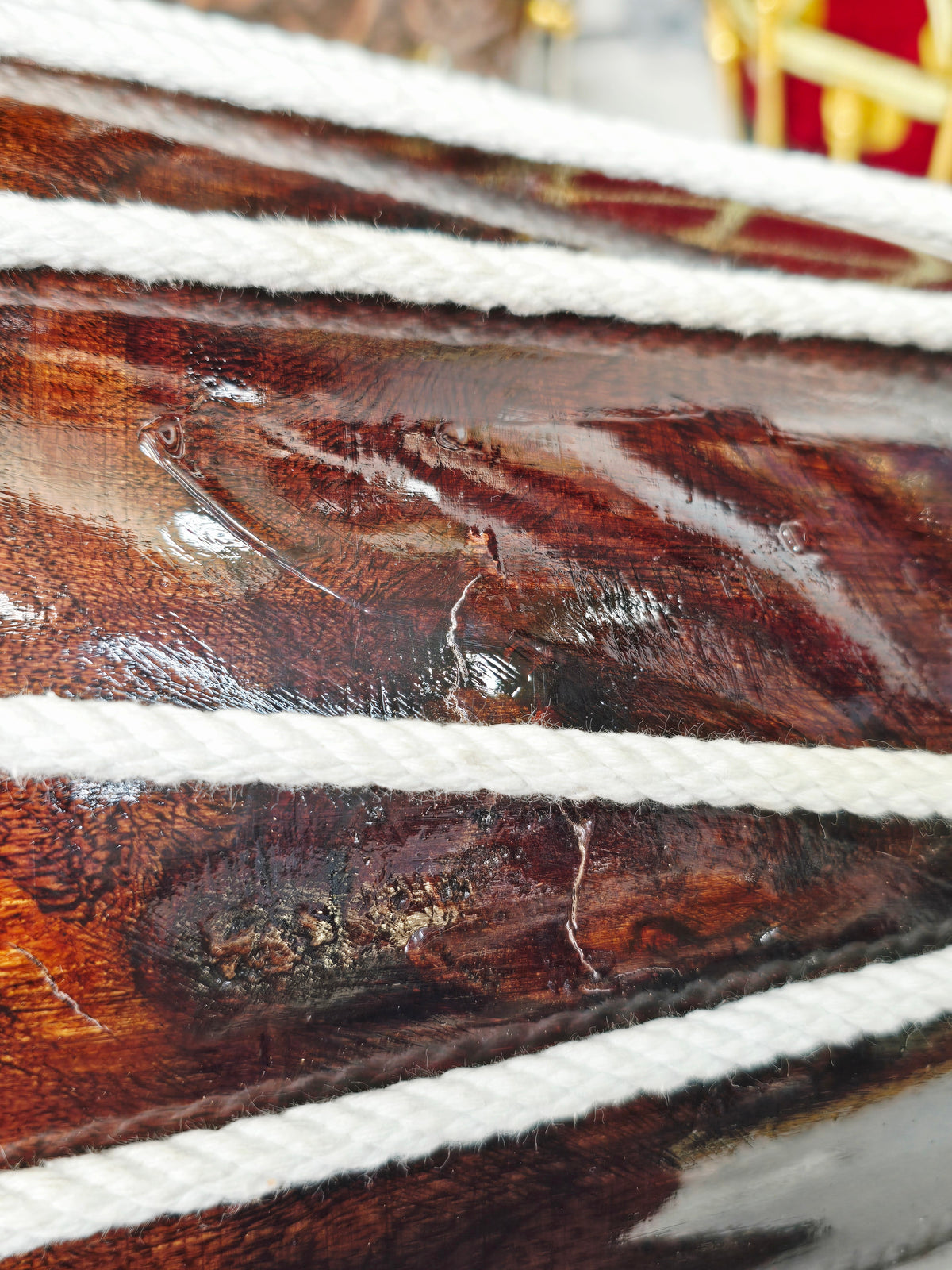 Naad Viraasat™ — Chetram Gill Hybrid Dholak (Half Bolted / Half Roped) *Exceptional Tone, Minor Cosmetic Blemishes