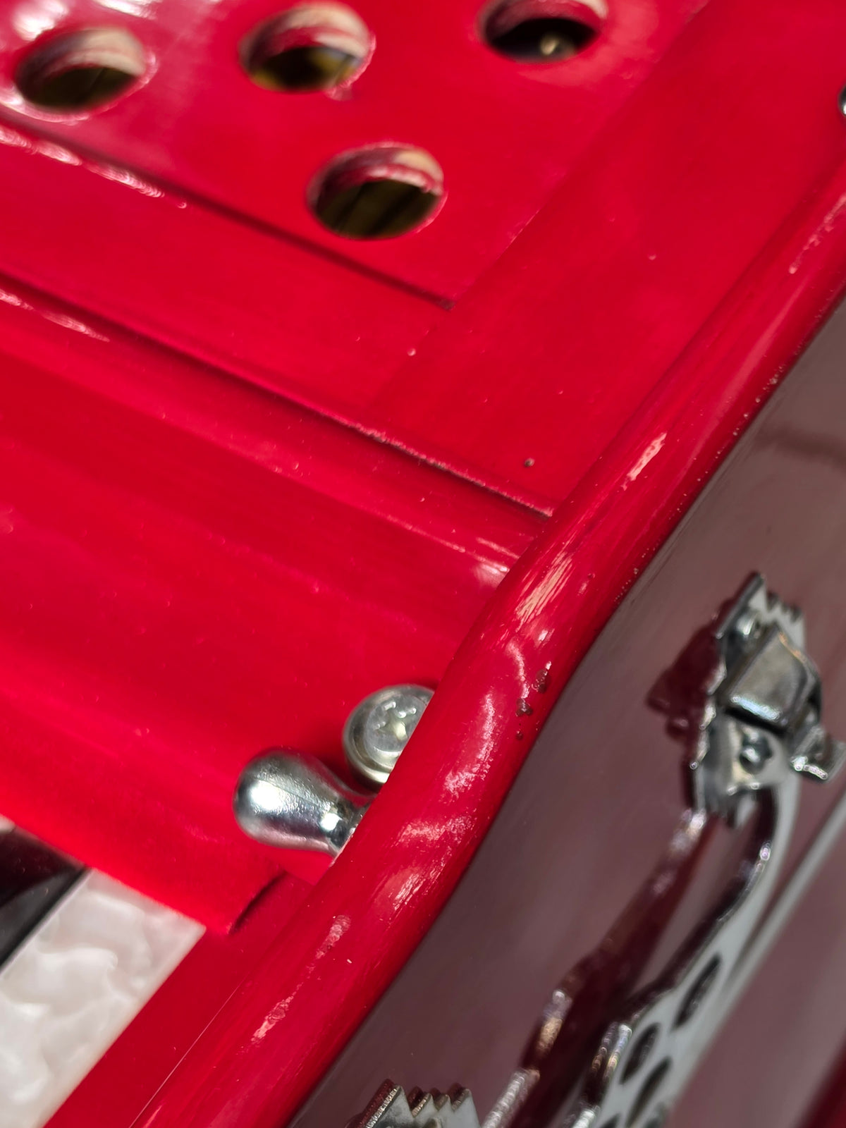 RagaFlare Red Pine Semi-Professional 39-Key Harmonium with Coupler (Minor Cosmetic Defects)