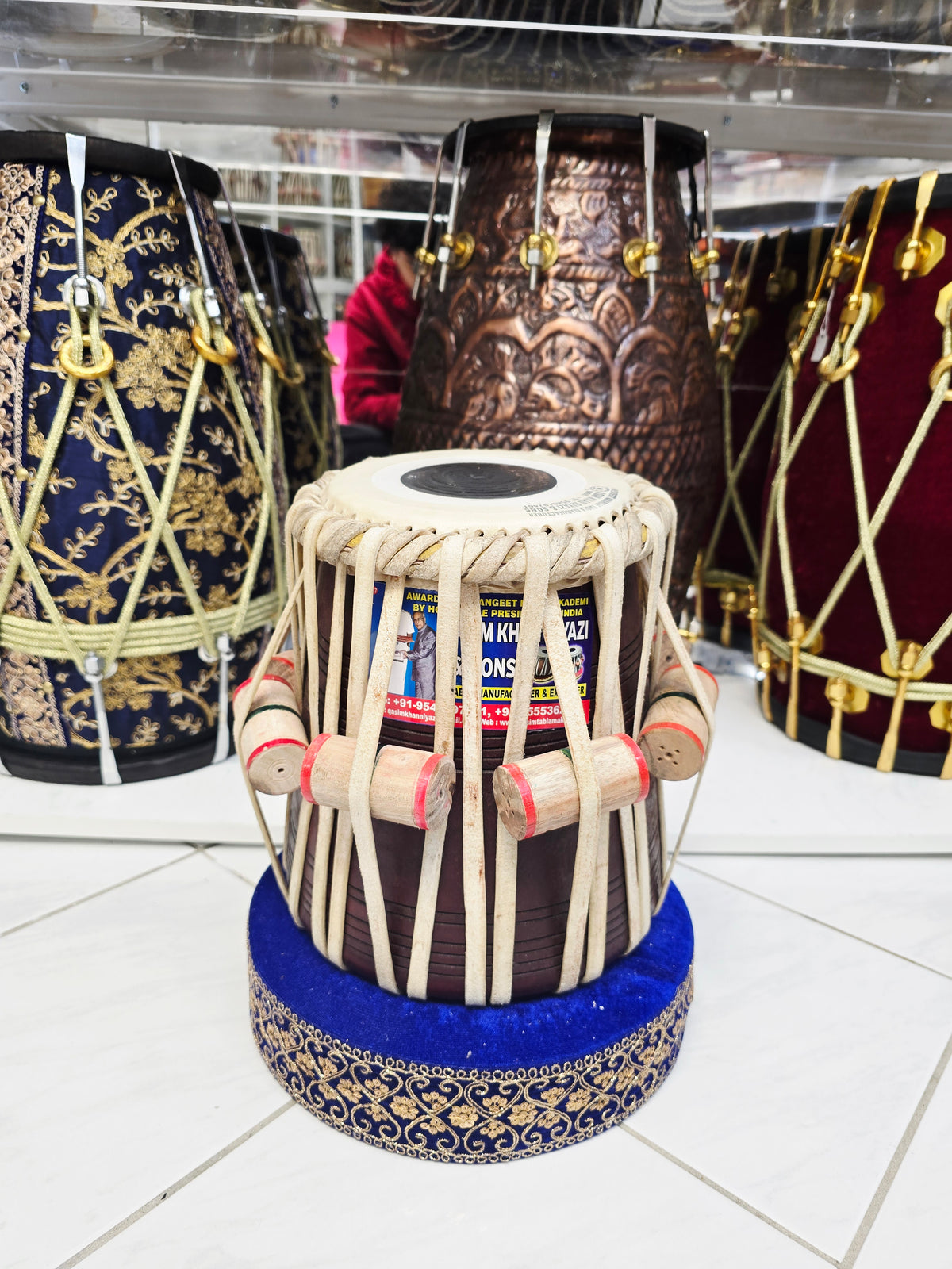 Naad Kshatra — 6″ C# Red Sheesham Qasim Dayan (Exceptional Tone · Minor Cosmetic External Cracks) **