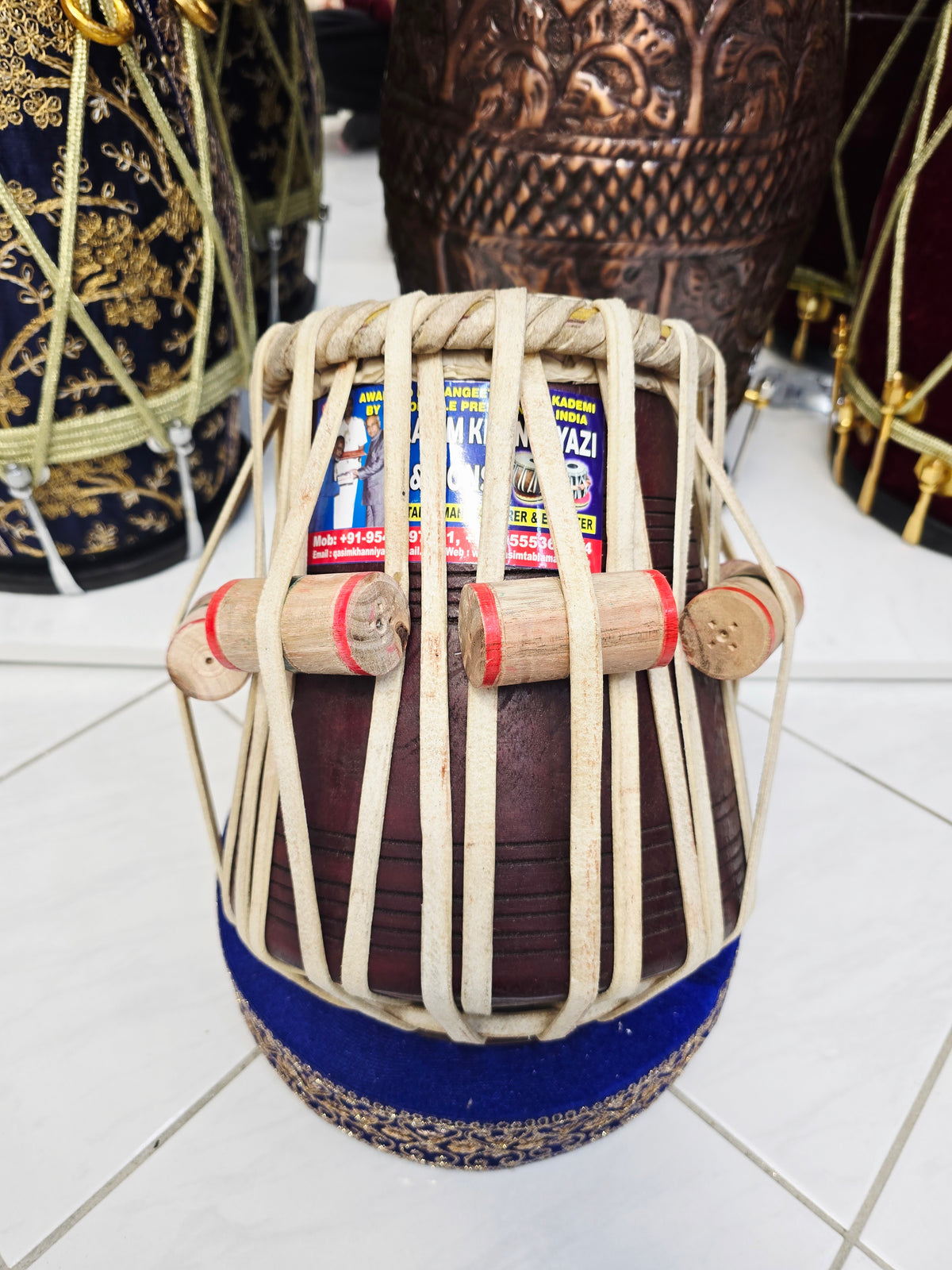Naad Kshatra — 6″ C# Red Sheesham Qasim Dayan (Exceptional Tone · Minor Cosmetic External Cracks) **