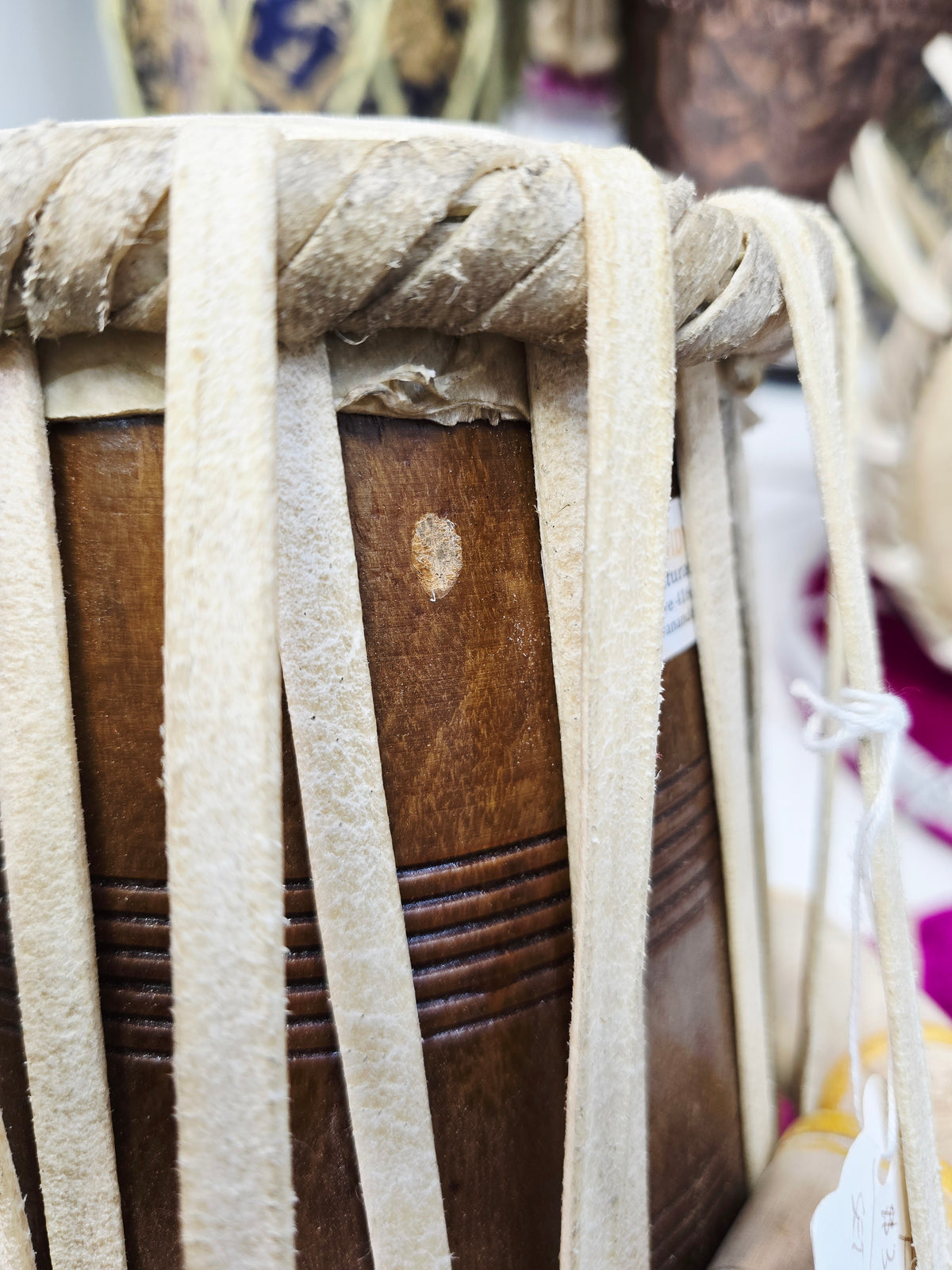 Varythm 5" F Red Sheesham Dayan + 9.25" 3.5kg Brass Bayan Economy Intermediate Tabla Set *Very Minor Cosmetic Blemishes * Minor Ringing Sound