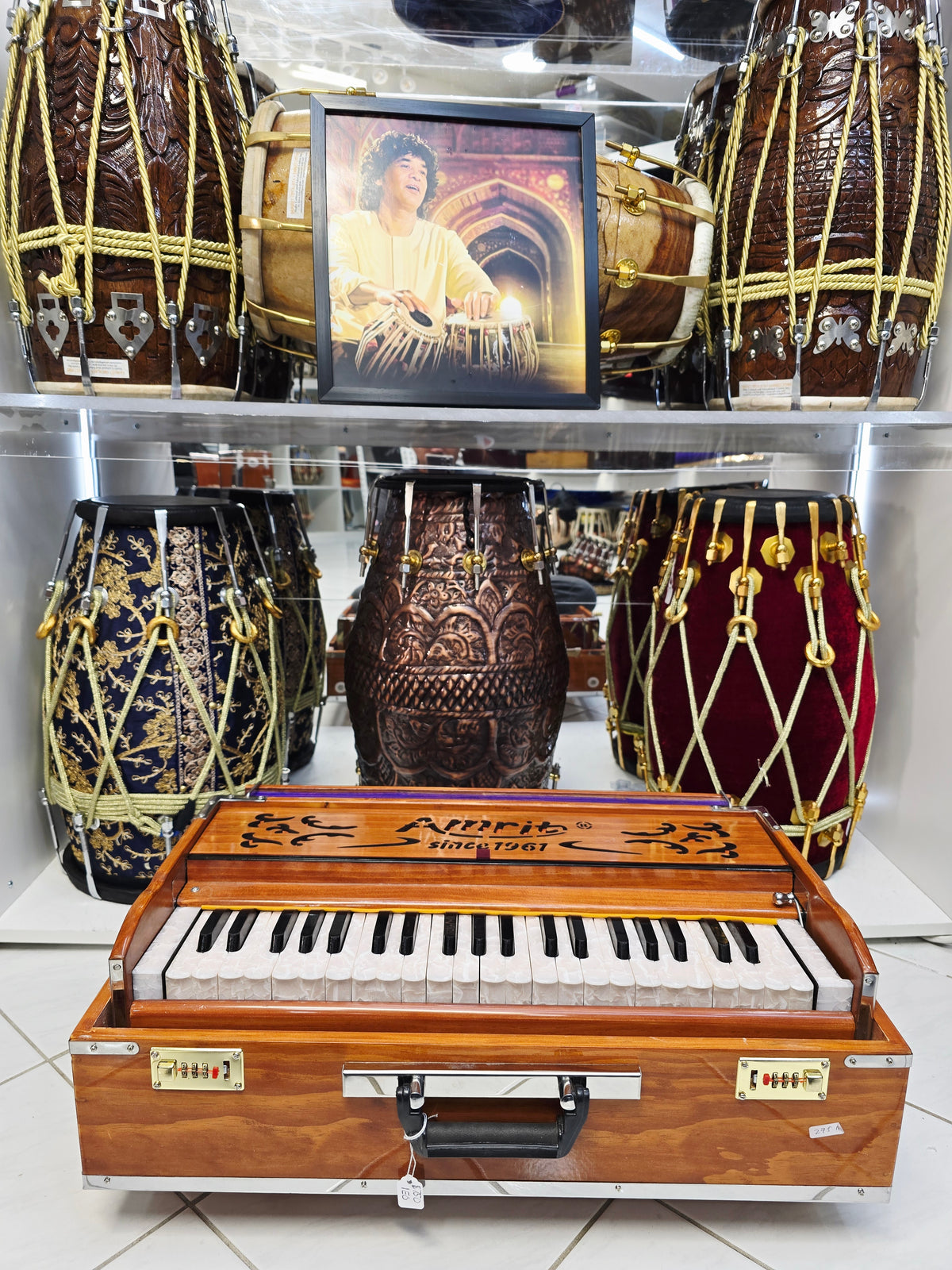 Amrit Yatra – 42 Key Two-Reed Traveller Pro Harmonium with Coupler *Very Minor Cosmetic Blemishes