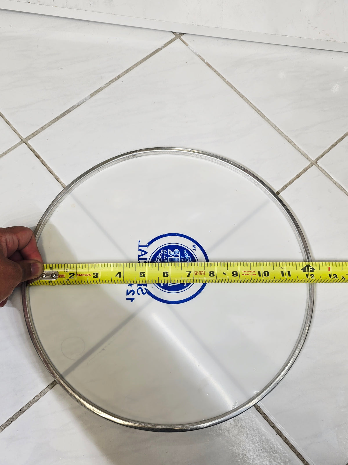 Neutral 12" Dhol Skin