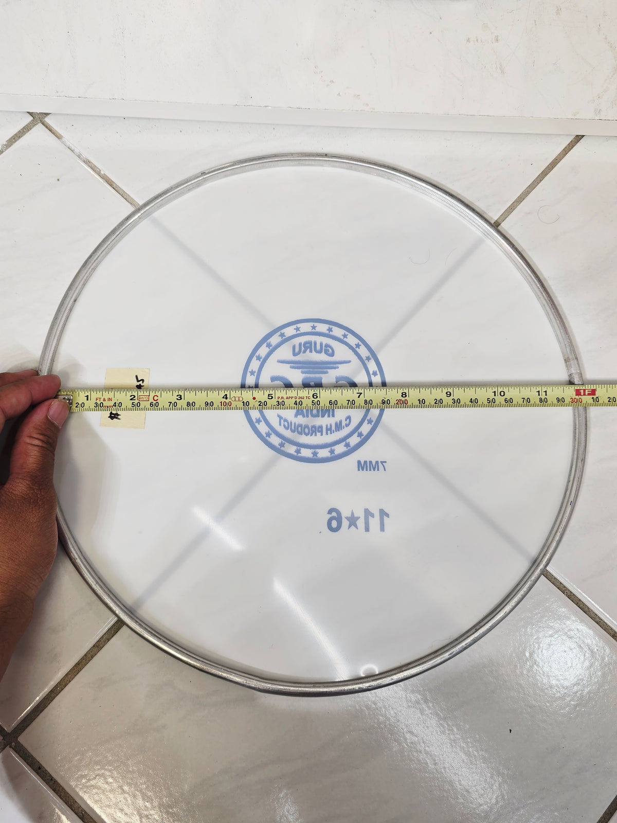 Neutral 11.6" Dhol Skin