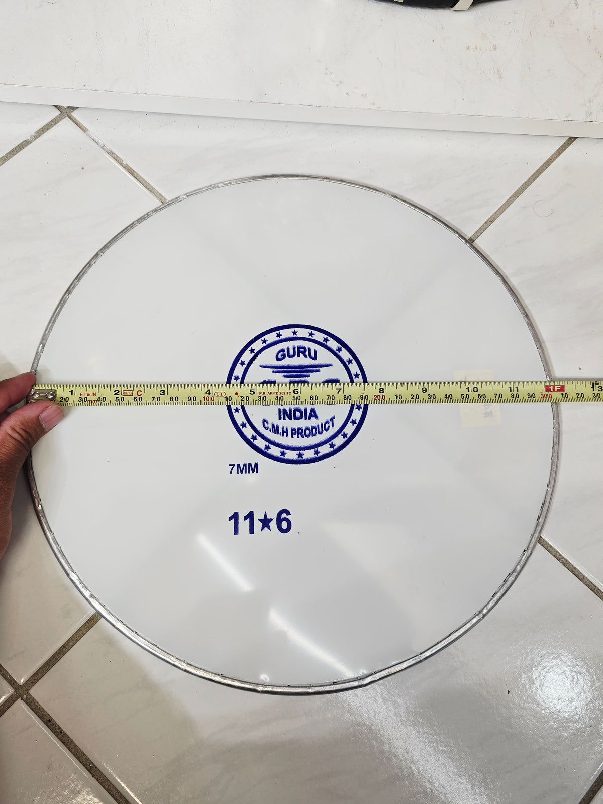 Neutral 11.6" Dhol Skin