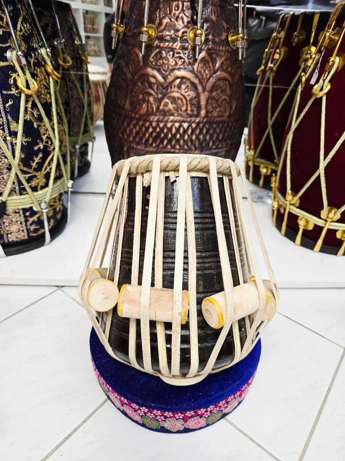 Royal Khairwood C# Dayan – 5.5" Premium Khair Wood Tabla Drum with Exceptional Tone (Slight Hissing Sound) *Minor Cosmetic Blemishes