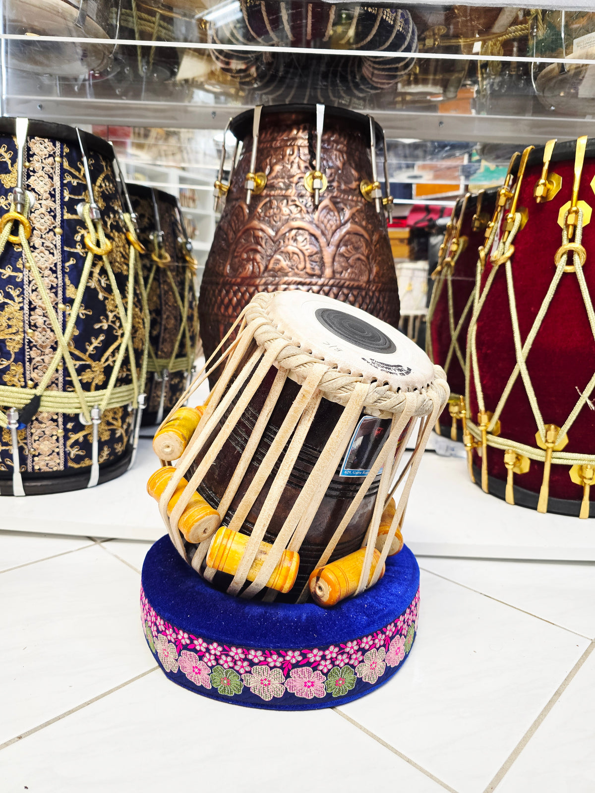 Midnight Raag Dayan – 5⅞" B/C Red Sheesham Dayan – Very Minor Cosmetic Blemishes & Barely Noticeable Hissing