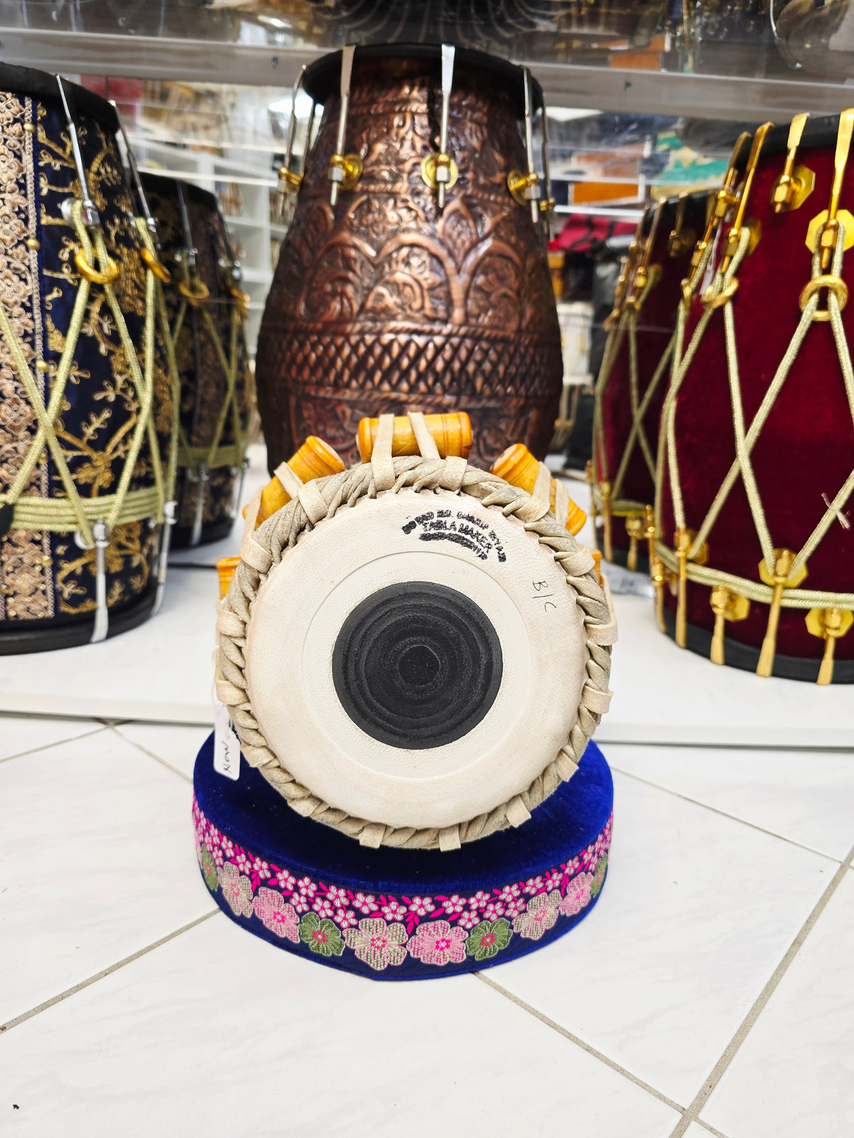 Midnight Raag Dayan – 5⅞" B/C Red Sheesham Dayan – Very Minor Cosmetic Blemishes & Barely Noticeable Hissing
